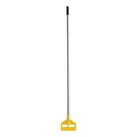 Invader® Side-Gate Mop Handle makes removing and replacing mop heads easy and efficient. Thumbwheel clamps the mop firmly in place; should be used with 1"  headband mops only.