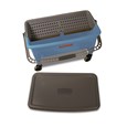 Microfiber Finish Mop Bucket with Wringer allows for easy, "no touch" wringing in the blue color most often associated with finish applications. The smooth nonporous bucket cleans easily, reducing the time spent on stripping traditional mop/bucket wringer combinations to increase operational efficiencies.