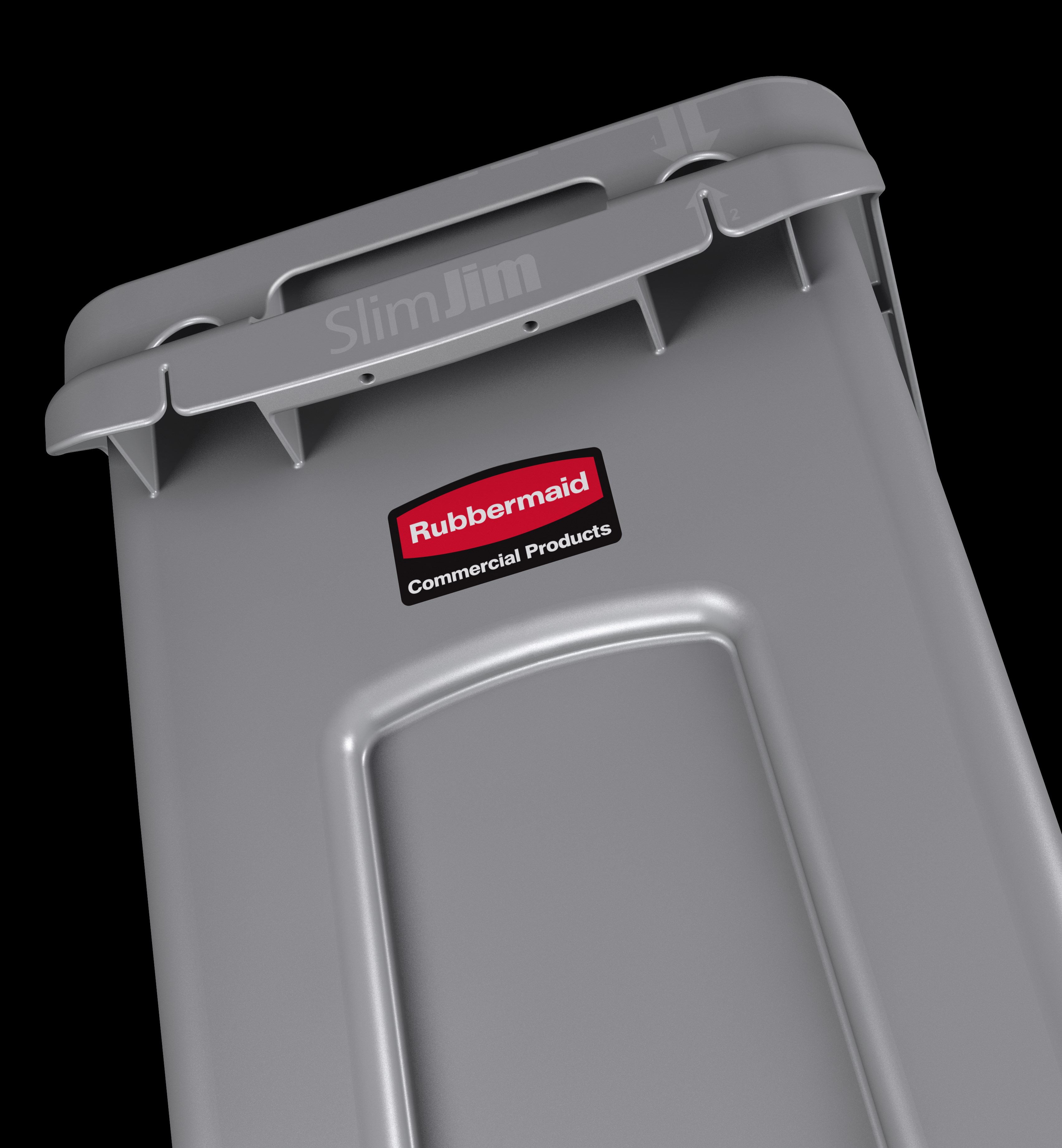 The Rubbermaid Commercial Slim Jim® containers with venting channels offer uncompromised performance in constrained spaces.