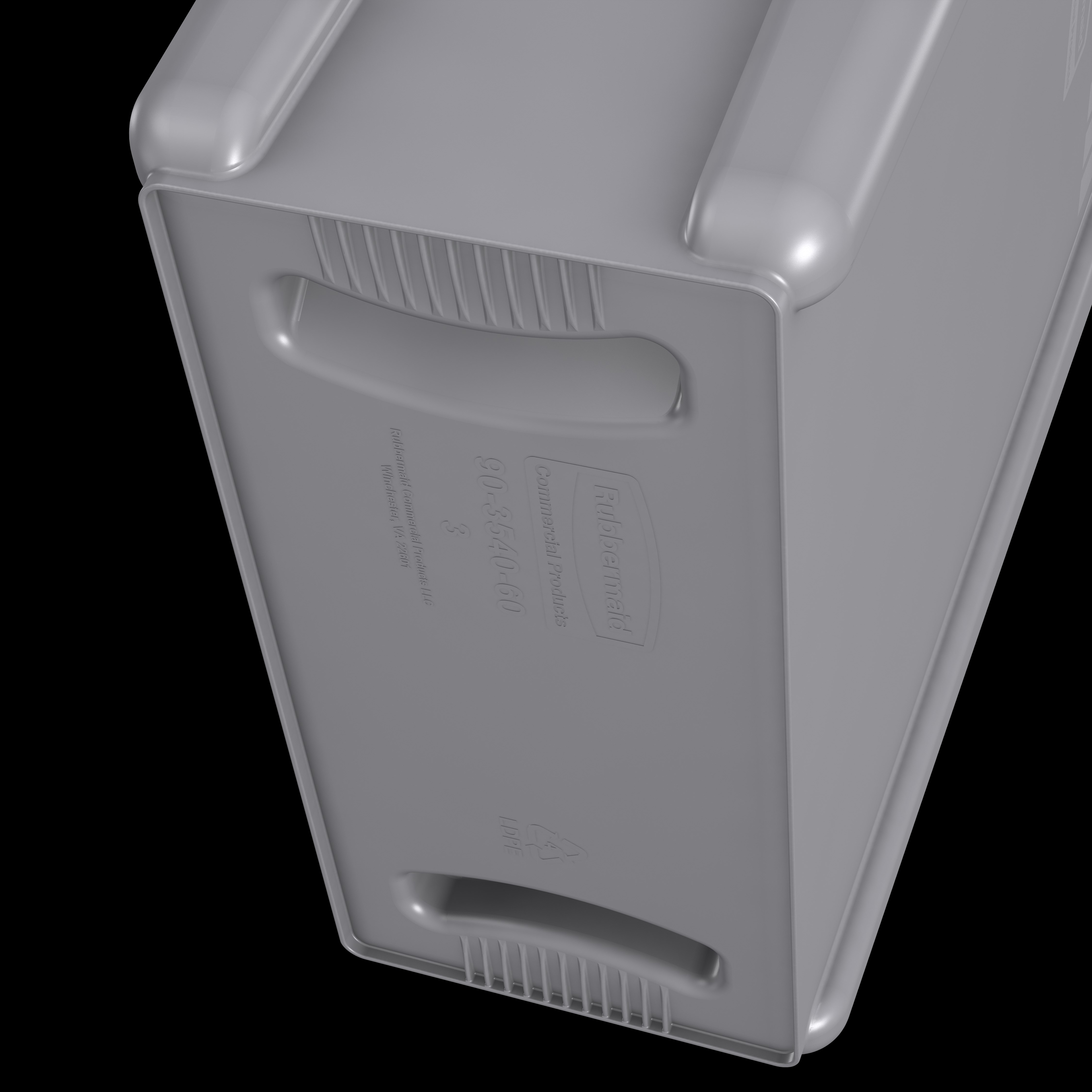 The Rubbermaid Commercial Slim Jim® containers with venting channels offer uncompromised performance in constrained spaces.