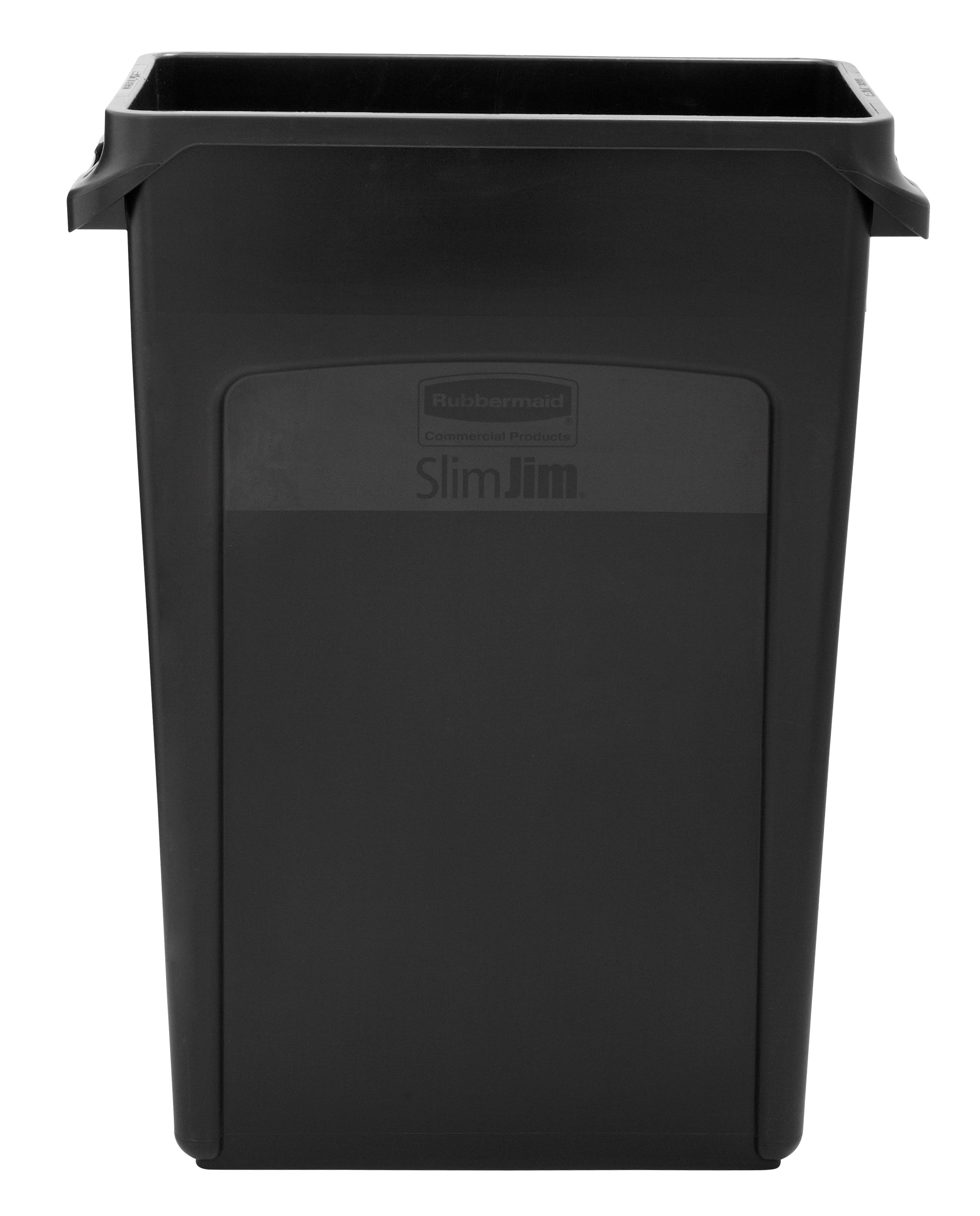 The Rubbermaid Commercial Slim Jim® containers with venting channels offer uncompromised performance in constrained spaces.