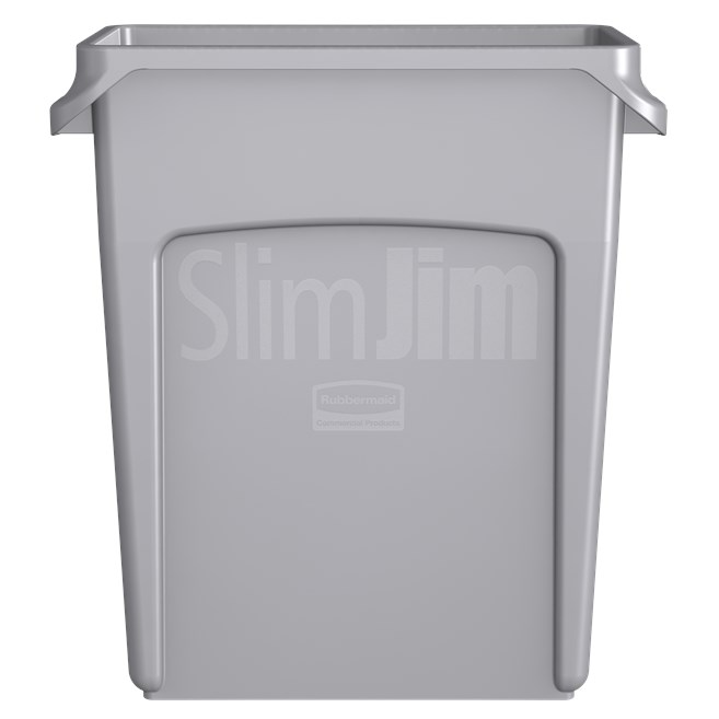 The Rubbermaid Commercial Slim Jim® containers with venting channels offer uncompromised performance in constrained spaces.