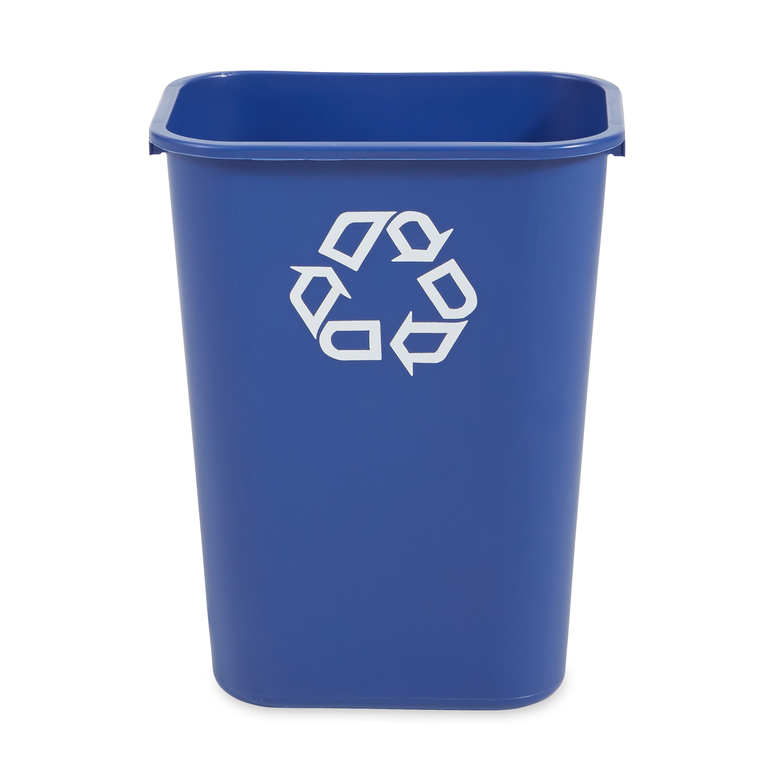 The Rubbermaid Commercial Deskside containers are space-efficient, economical, and an easy and an effective deskside recycling solution.