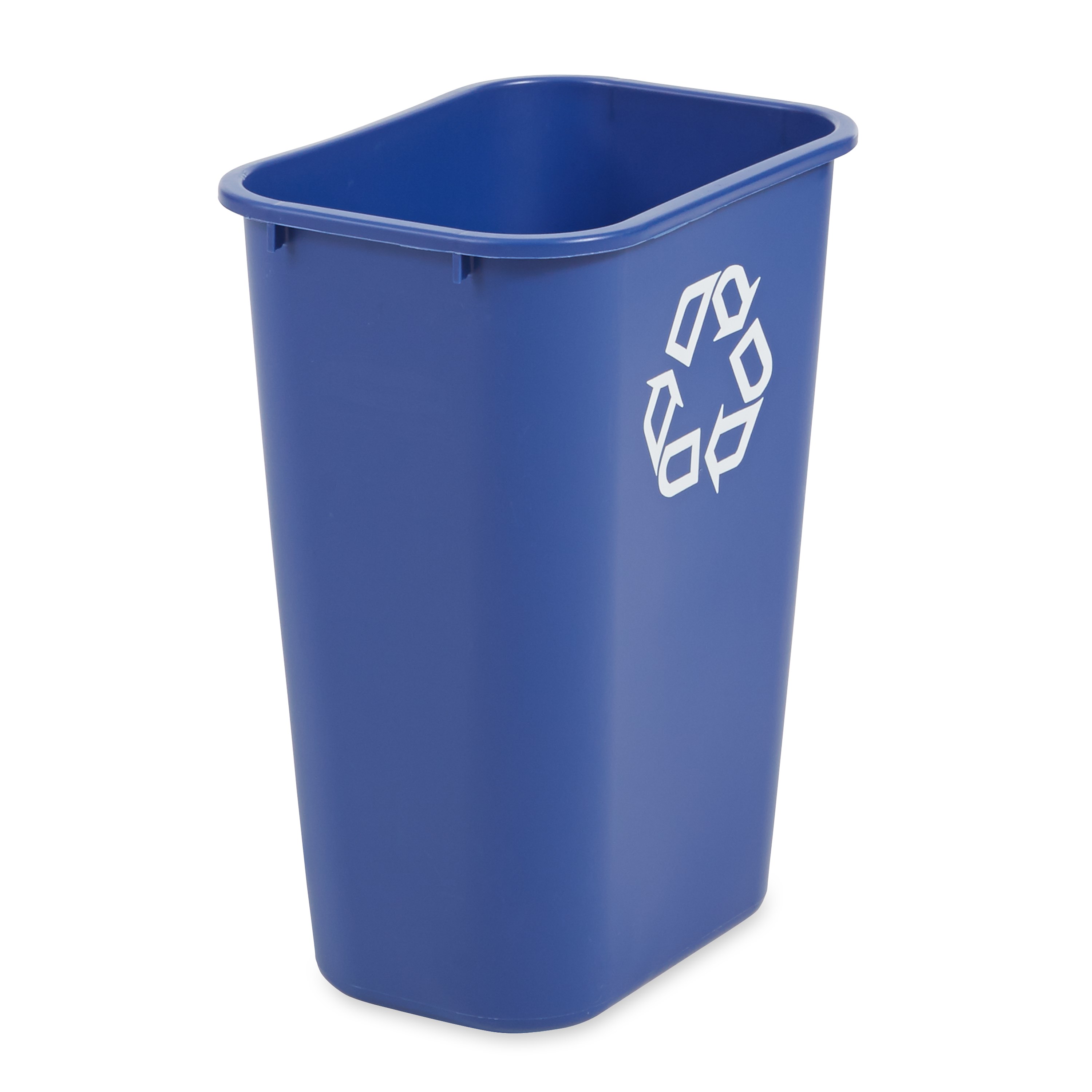 The Rubbermaid Commercial Deskside containers are space-efficient, economical, and an easy and an effective deskside recycling solution.