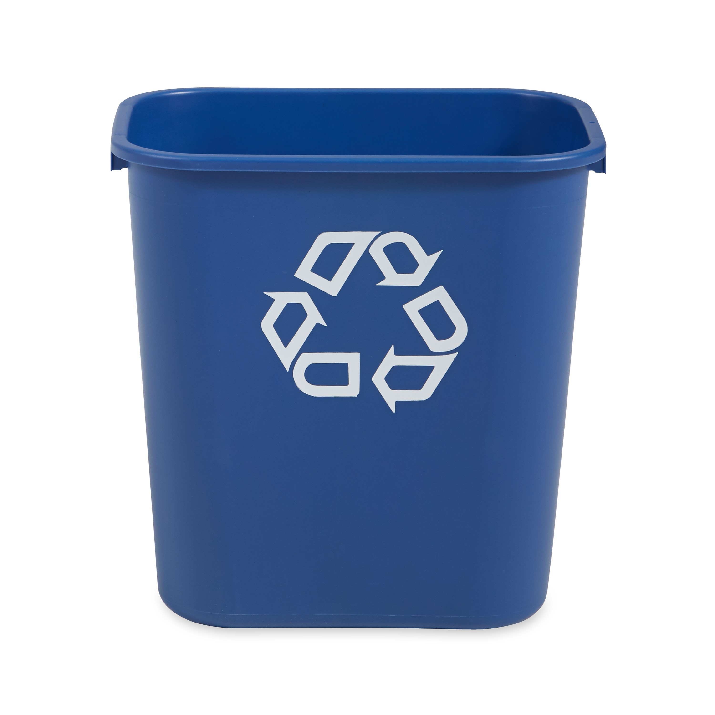 The Rubbermaid Commercial Deskside containers are space-efficient, economical, and an easy and an effective deskside recycling solution.