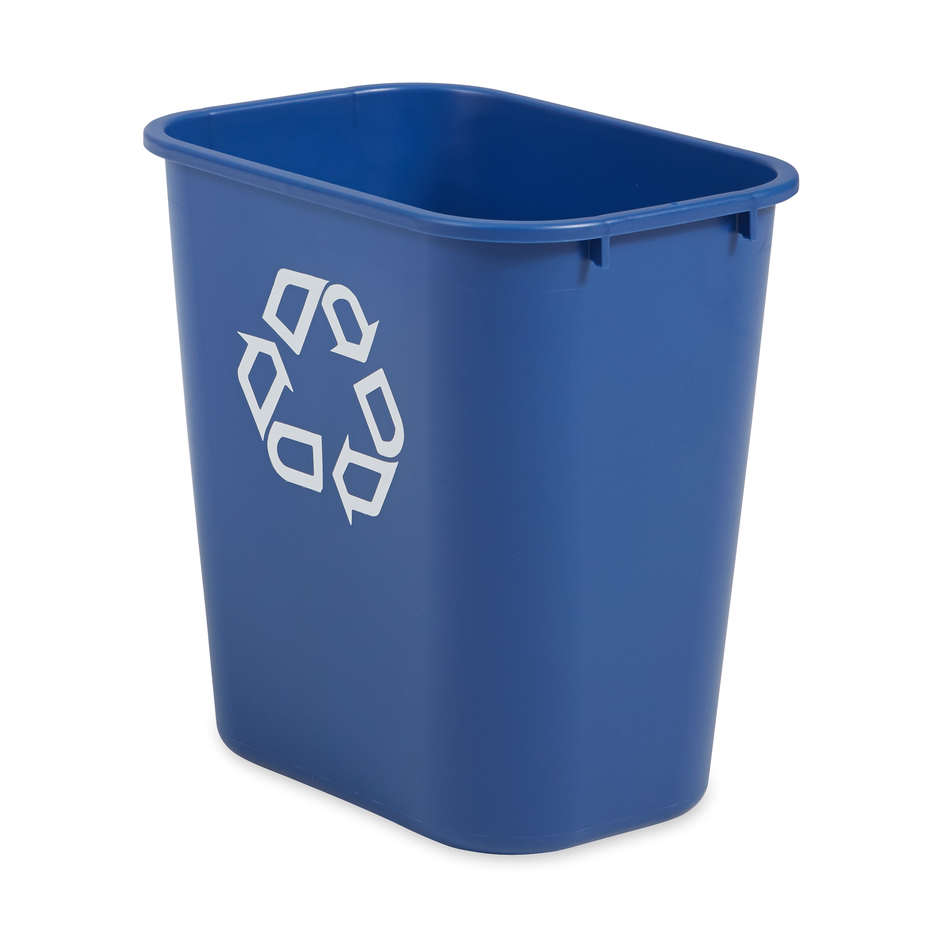 The Rubbermaid Commercial Deskside containers are space-efficient, economical, and an easy and an effective deskside recycling solution.