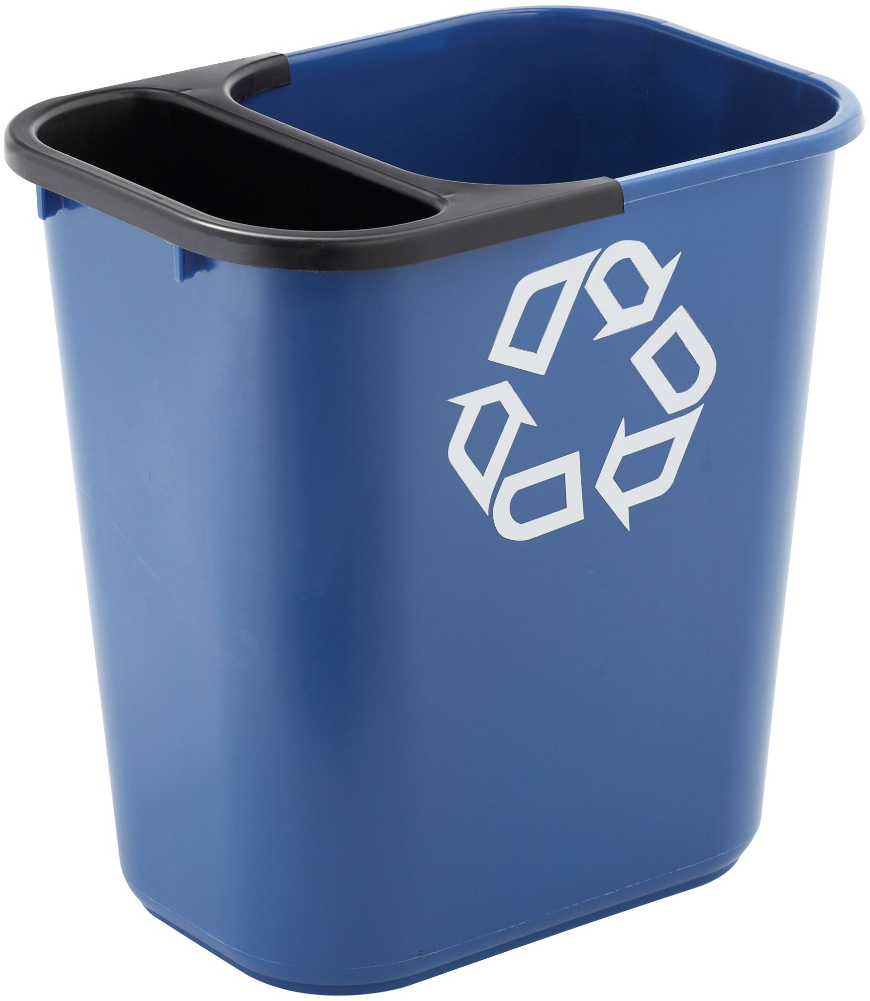 The Rubbermaid Commercial Deskside containers are space-efficient, economical, and an easy and an effective deskside recycling solution.
