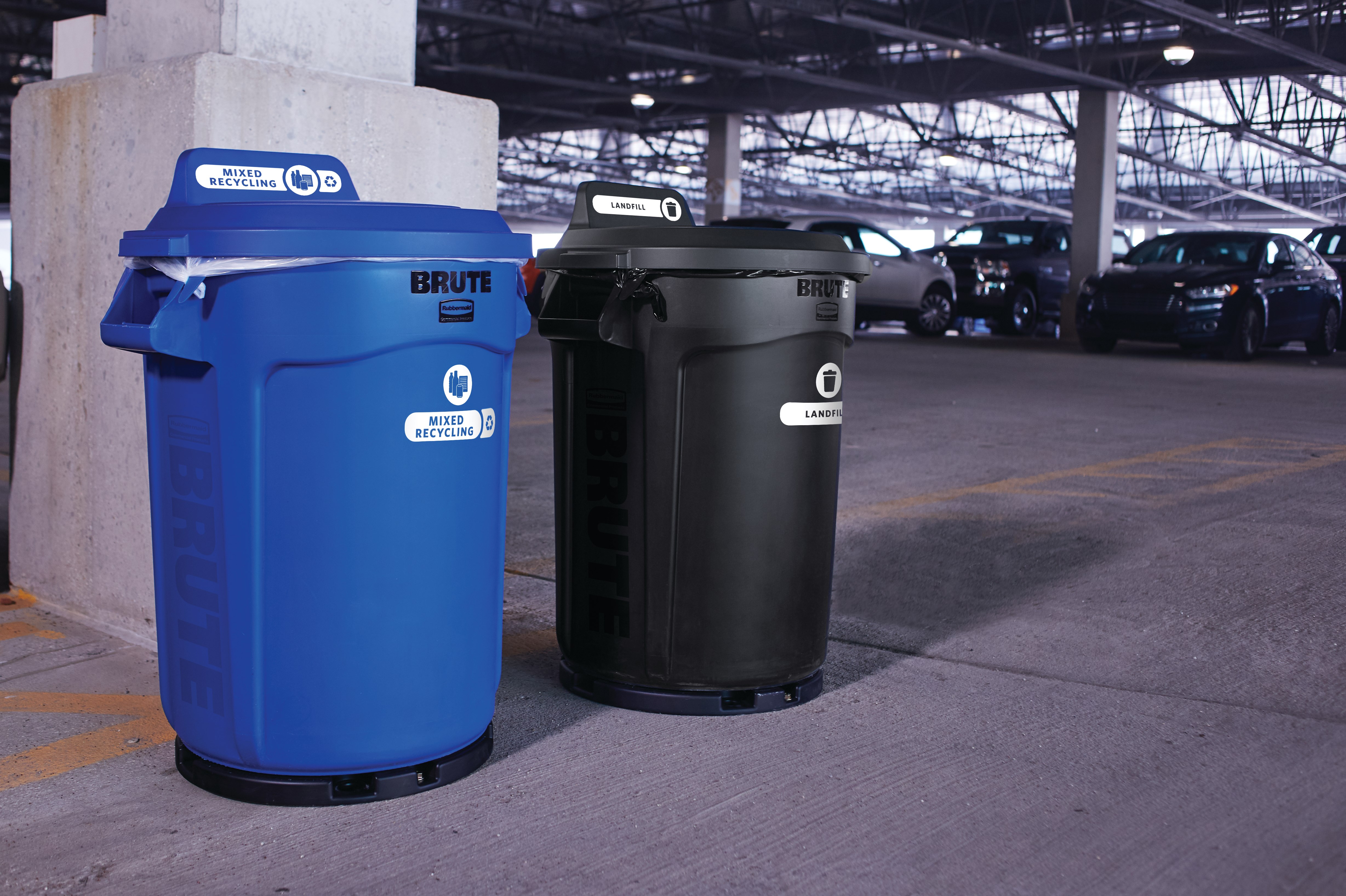 The BRUTE® Anchor secures BRUTE containers to concrete surfaces for a lifetime of use. The structural foam base fits any 20, 32, 44, and 55-gallon BRUTE container and is guaranteed to never fade, rust, chip, dent or peel.