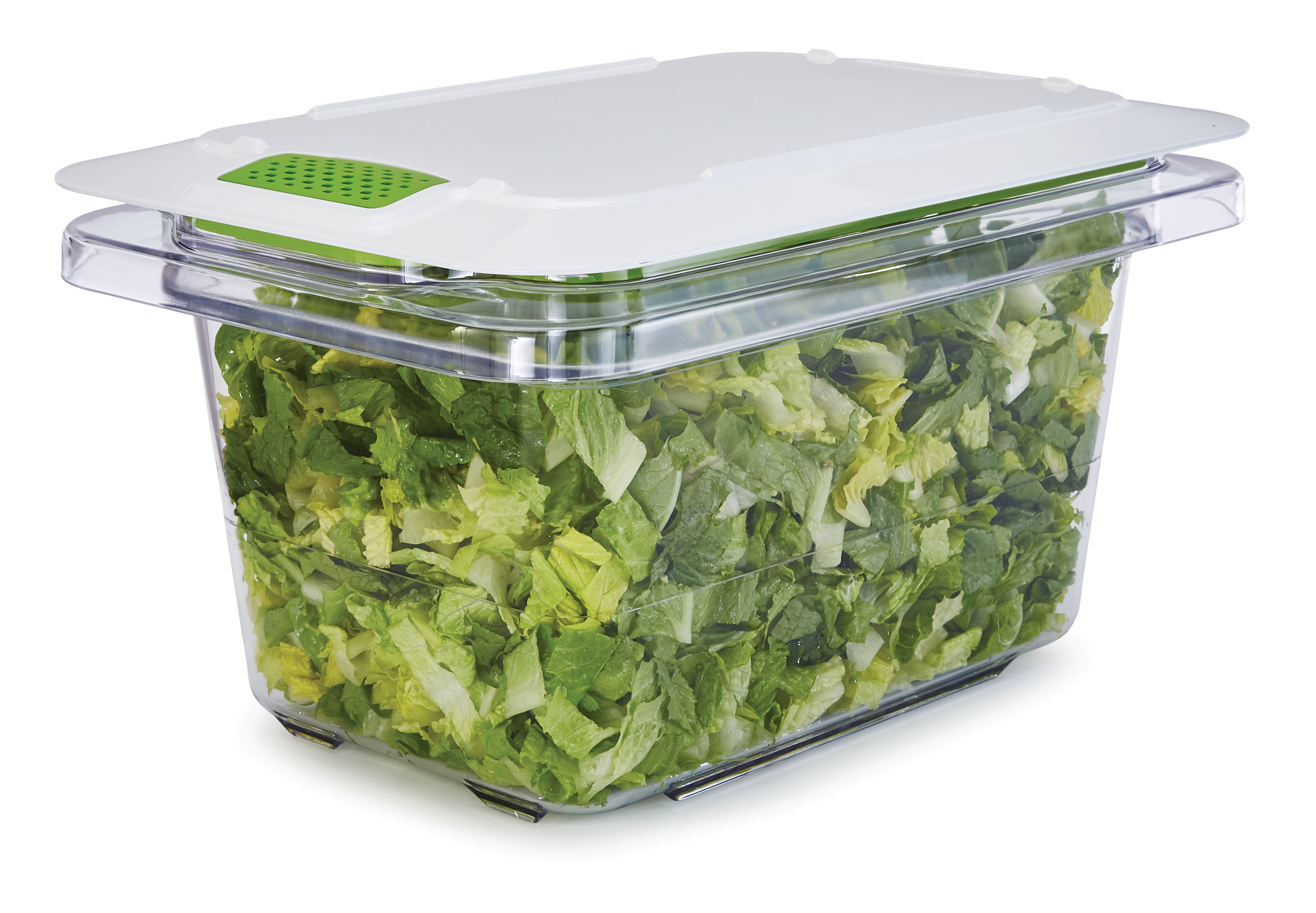 The Rubbermaid Commercial Freshworks™ Produce Saver Keeps Produce Fresher Longer.*