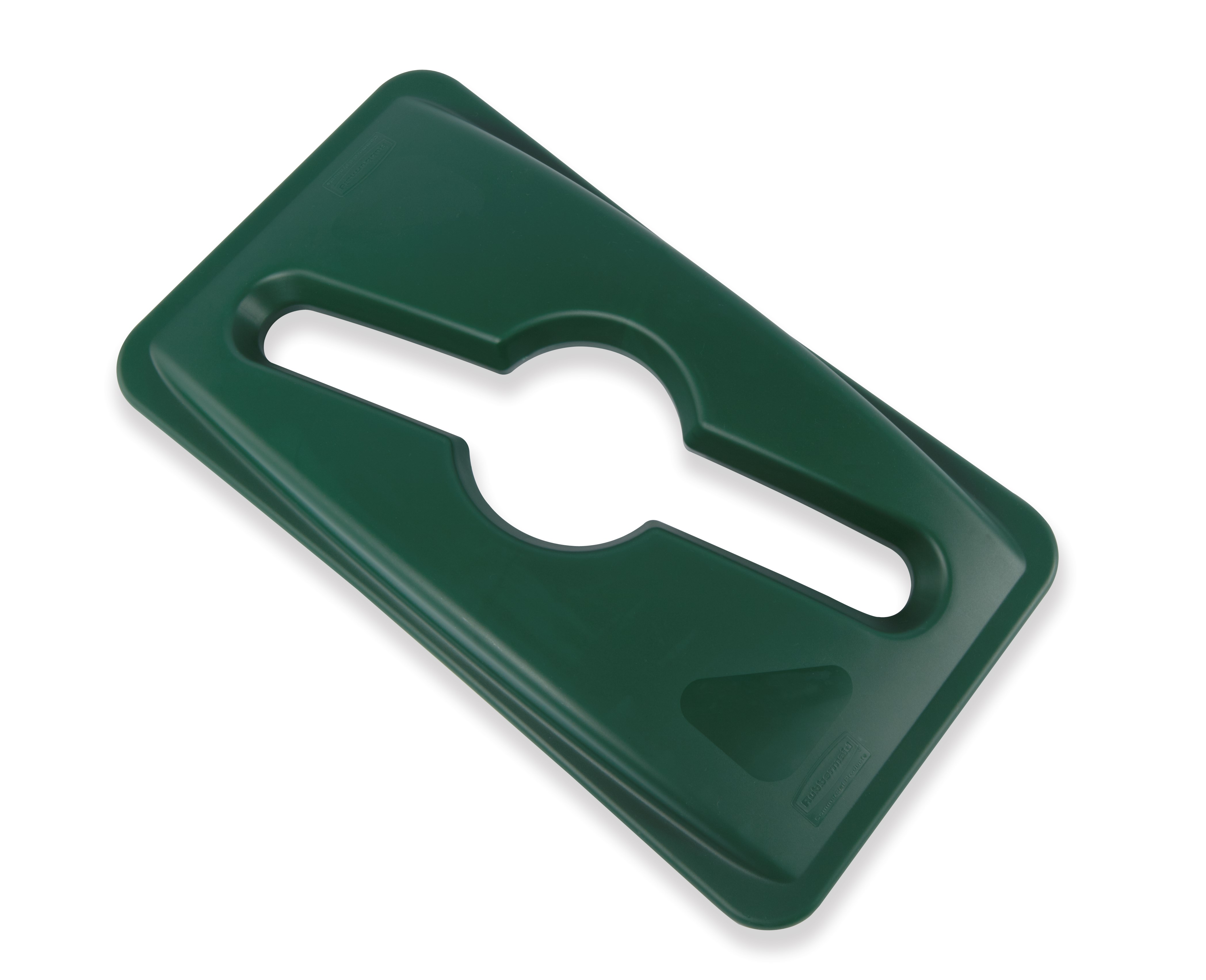 Slim Jim® Recycling Lids facilitate waste and recycling sortation with interchangeable, color-coded tops.