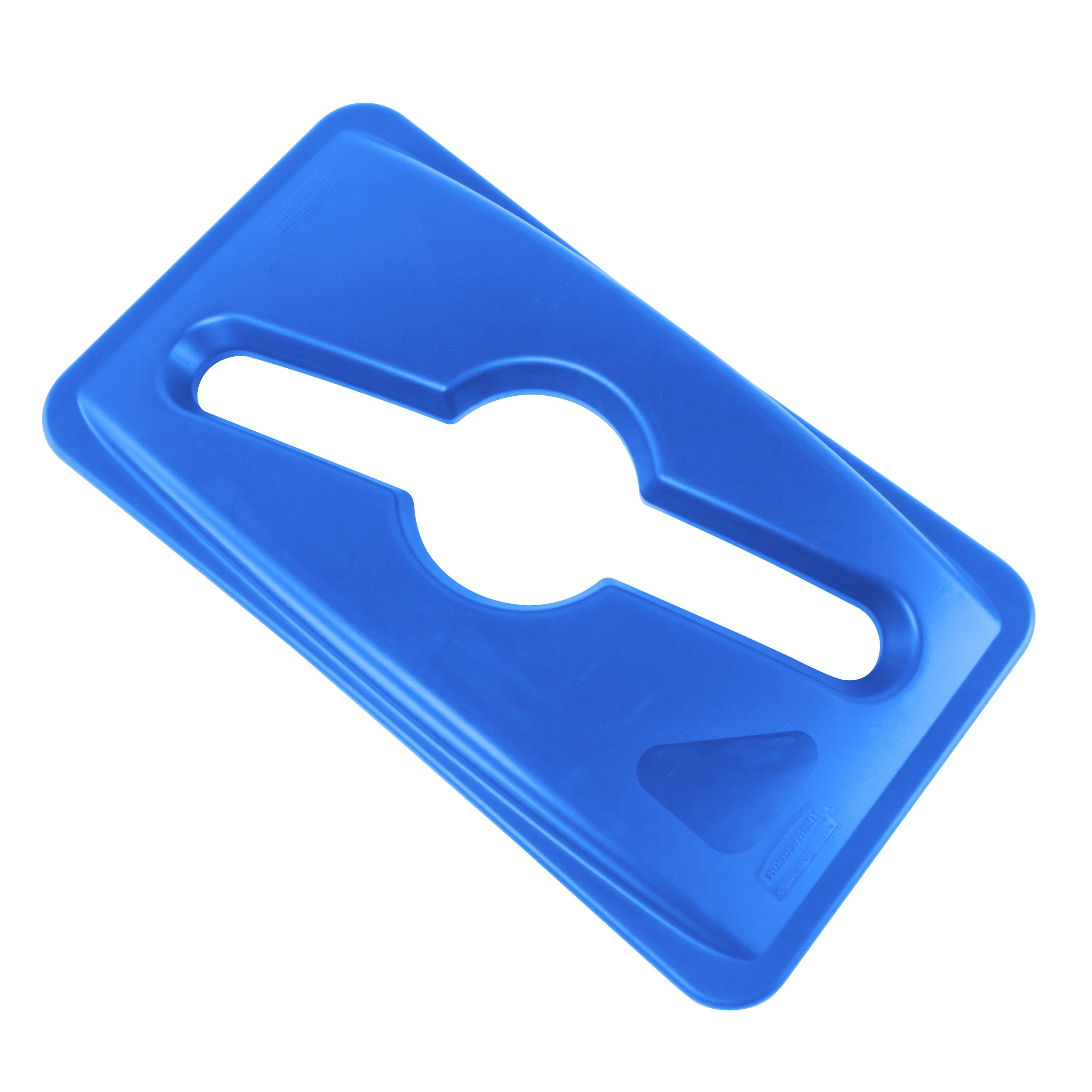 Slim Jim® Recycling Lids facilitate waste and recycling sortation with interchangeable, color-coded tops.