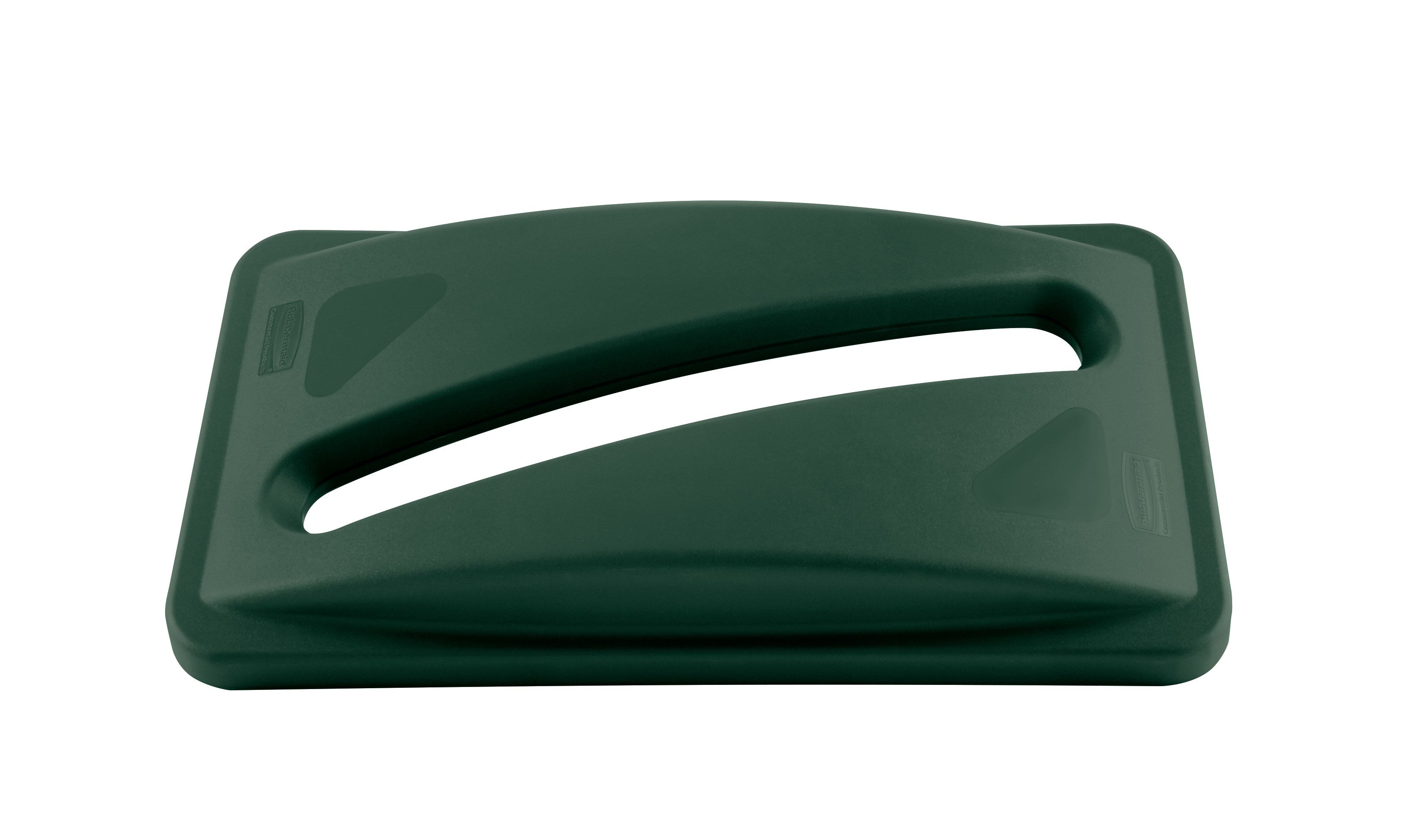 Slim Jim® Recycling Lids facilitate waste and recycling sortation with interchangeable, color-coded tops.