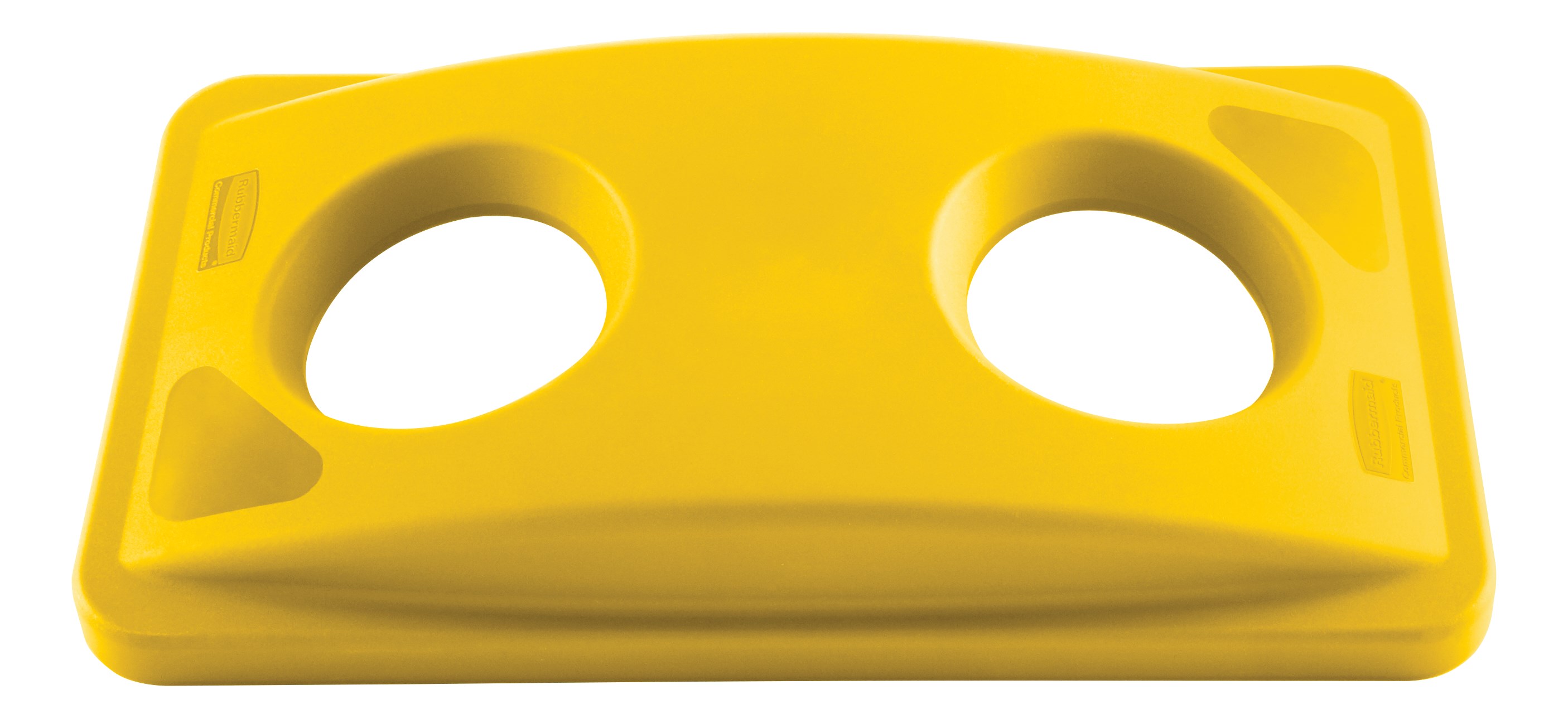 Slim Jim® Recycling Lids facilitate waste and recycling sortation with interchangeable, color-coded tops.