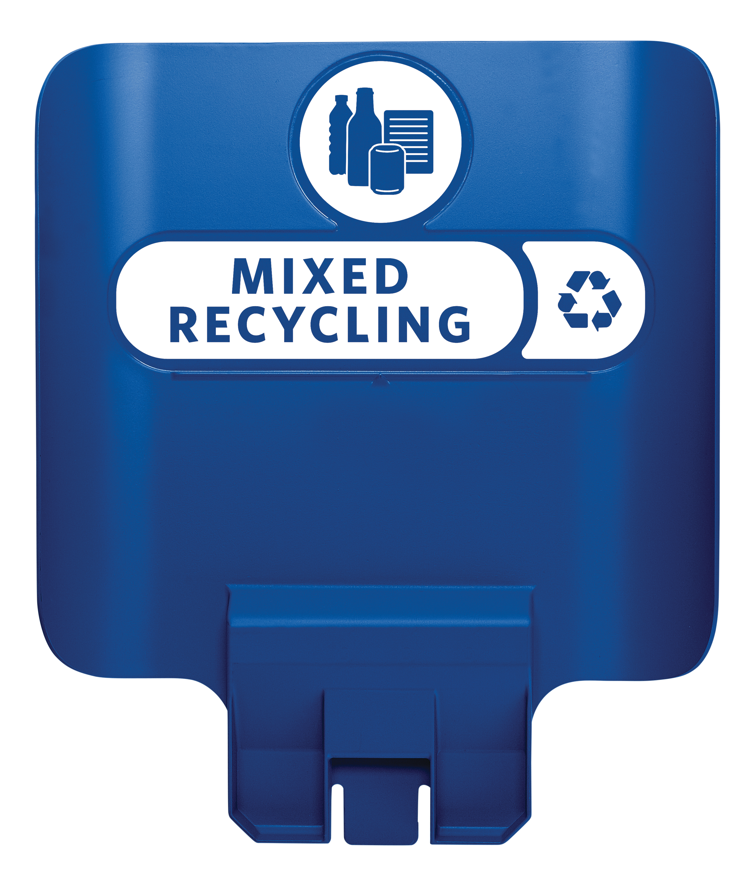 Upgrade your Slim Jim® Recycling Station with a durable, easy-to-install lid insert designed to support streamlined and efficient waste separation in any environment.