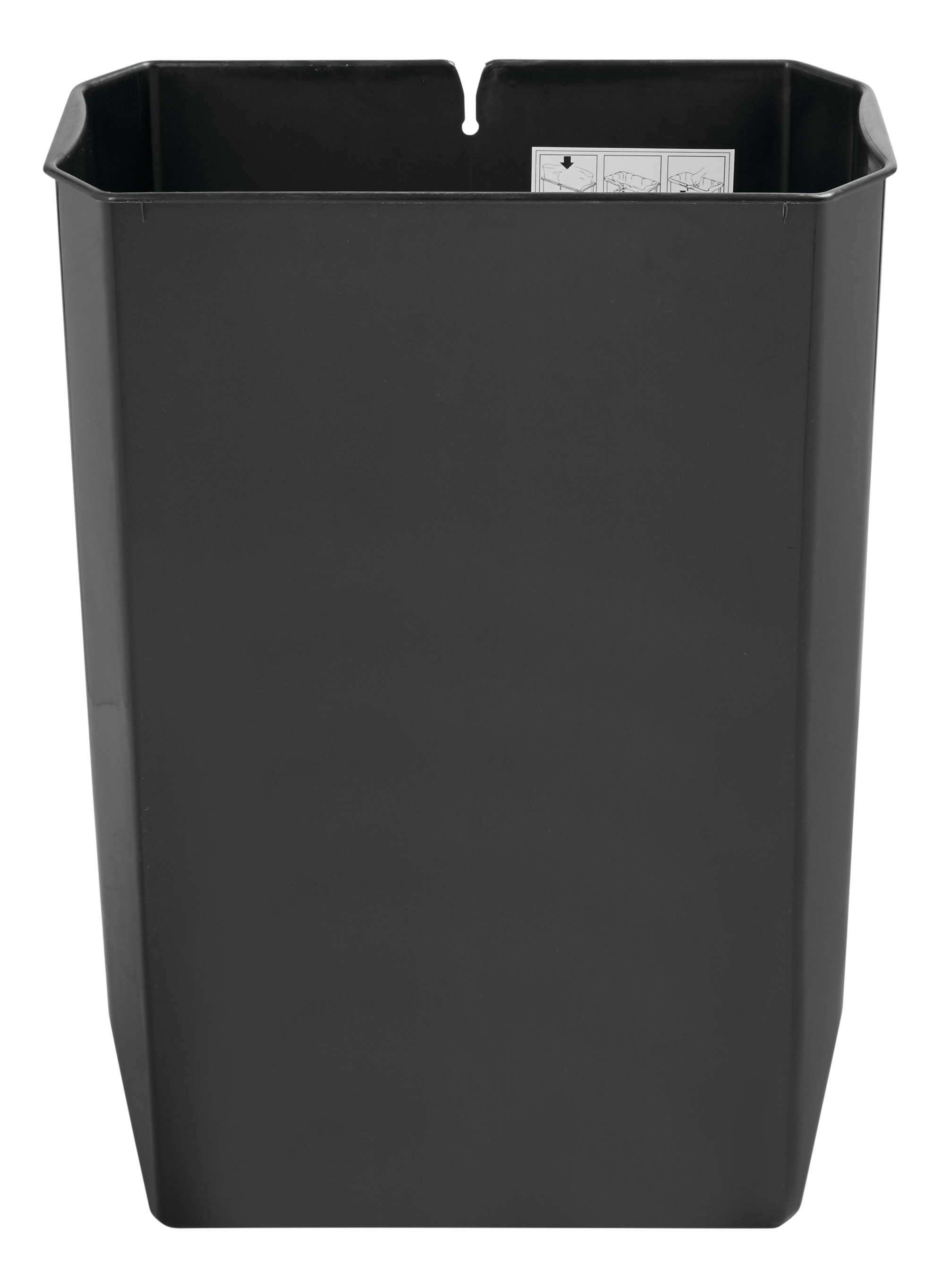 The Rubbermaid Commercial Slim Jim® End Step-On Liner helps maintain the life of the Rubbermaid Commercial Slim Jim® End Step-On Container (sold separately). Constructed of durable, puncture-resistant plastic, this liner features smooth contours for easy cleaning and a liner retainer band to secure liner bags.