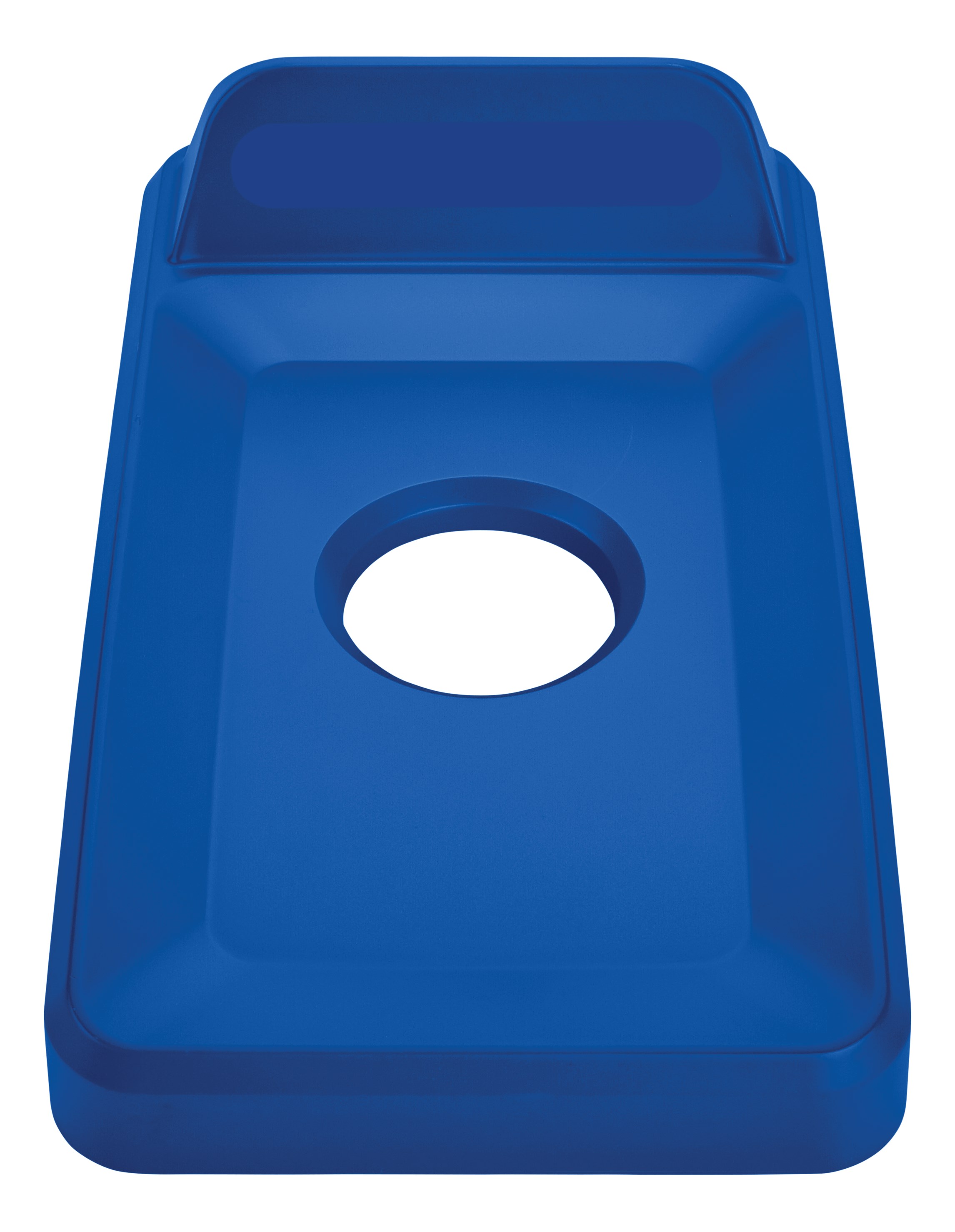 Slim Jim® recycling lids are designed to make recycling easier with consistent color-coding, lid openings and waste stream options