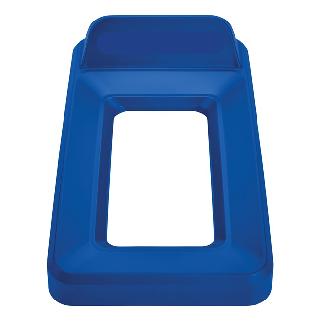 Slim Jim® recycling lids are designed to make recycling easier with consistent color-coding, lid openings and waste stream options