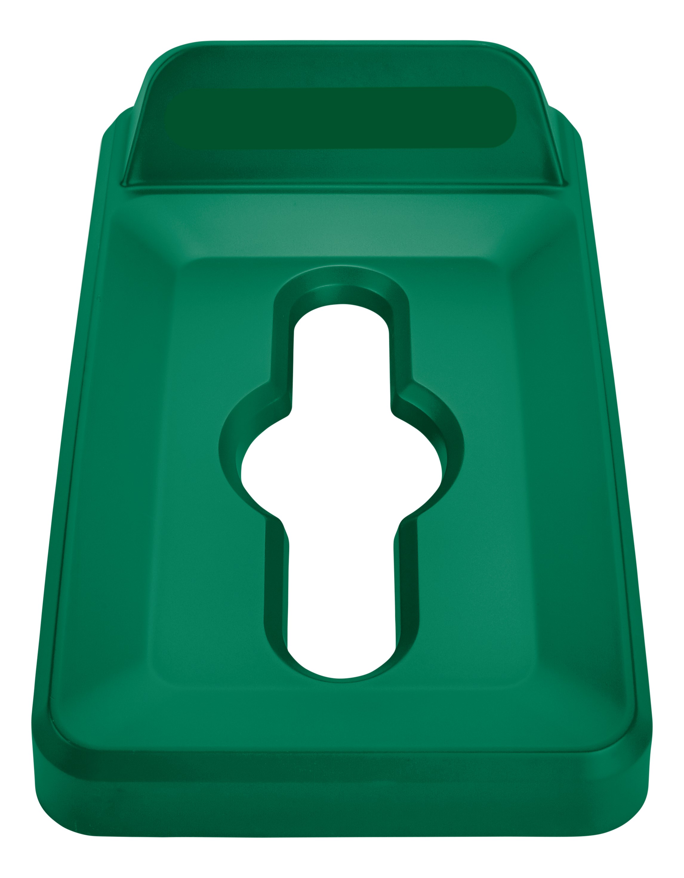 Slim Jim® recycling lids are designed to make recycling easier with consistent color-coding, lid openings and waste stream options