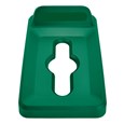 Slim Jim® recycling lids are designed to make recycling easier with consistent color-coding, lid openings and waste stream options