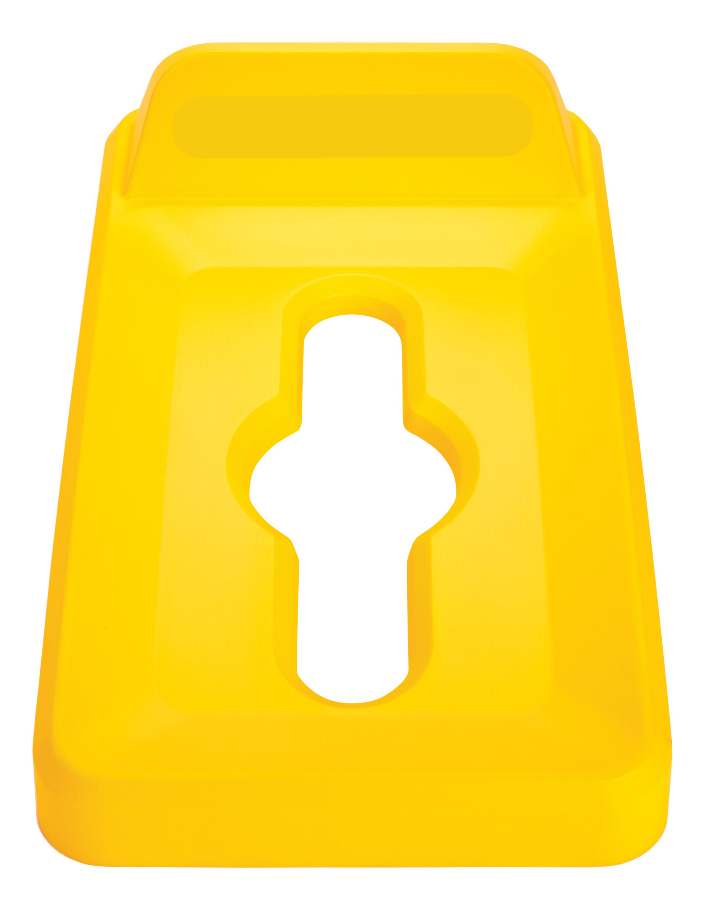 Slim Jim® recycling lids are designed to make recycling easier with consistent color-coding, lid openings and waste stream options