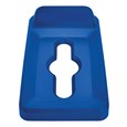 Slim Jim® recycling lids are designed to make recycling easier with consistent color-coding, lid openings and waste stream options