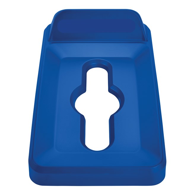 Slim Jim® recycling lids are designed to make recycling easier with consistent color-coding, lid openings and waste stream options