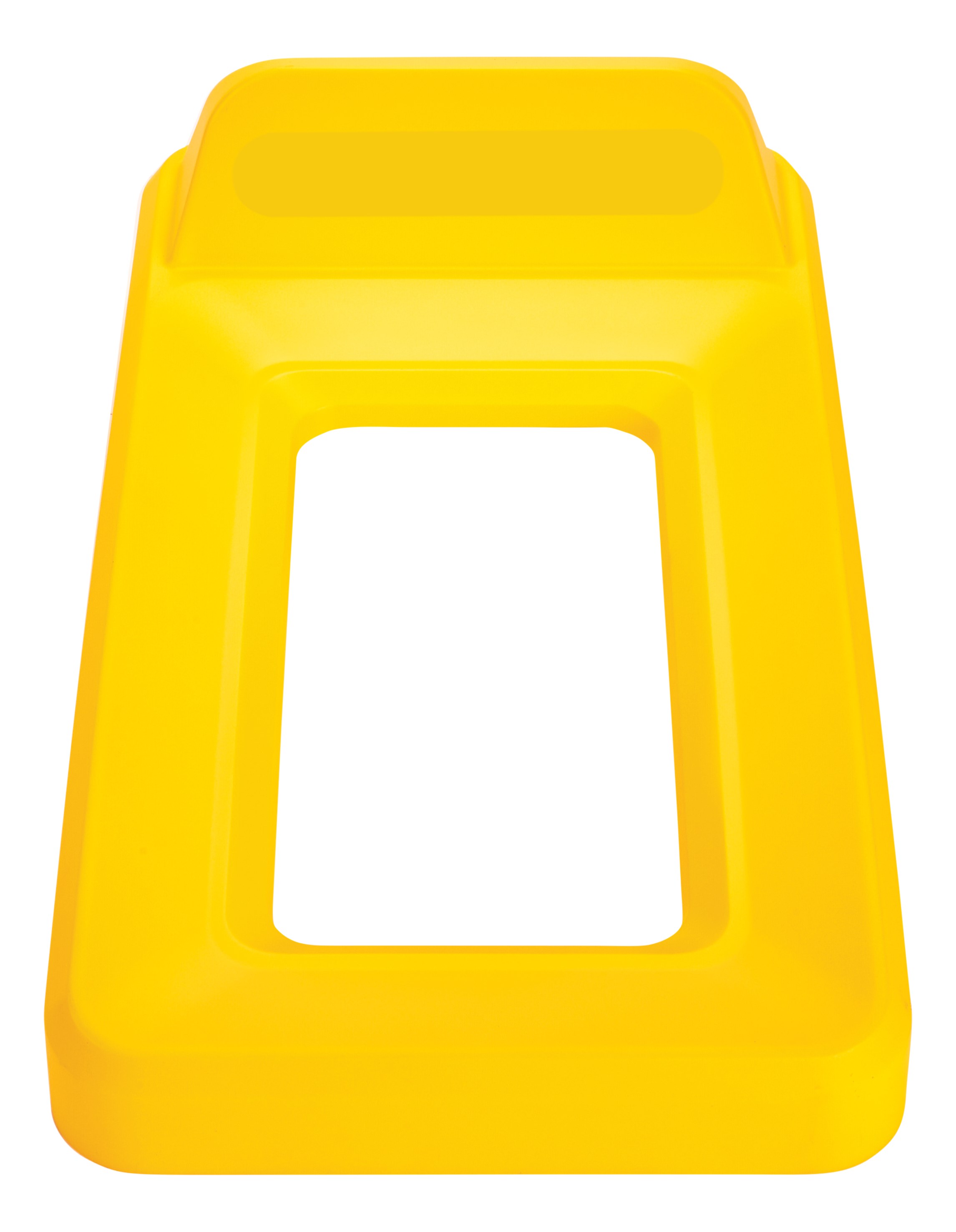 Slim Jim® recycling lids are designed to make recycling easier with consistent color-coding, lid openings and waste stream options