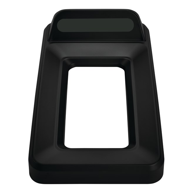 Slim Jim® recycling lids are designed to make recycling easier with consistent color-coding, lid openings and waste stream options