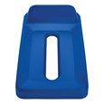 Slim Jim® recycling lids are designed to make recycling easier with consistent color-coding, lid openings and waste stream options