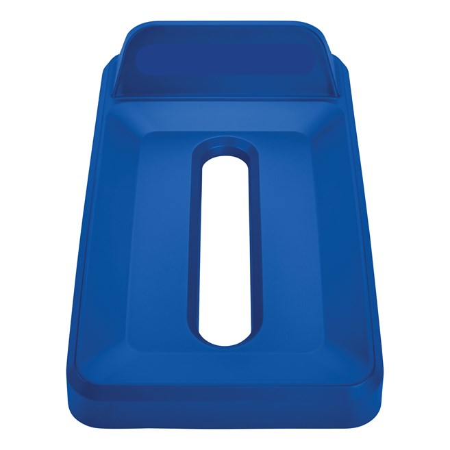 Slim Jim® recycling lids are designed to make recycling easier with consistent color-coding, lid openings and waste stream options