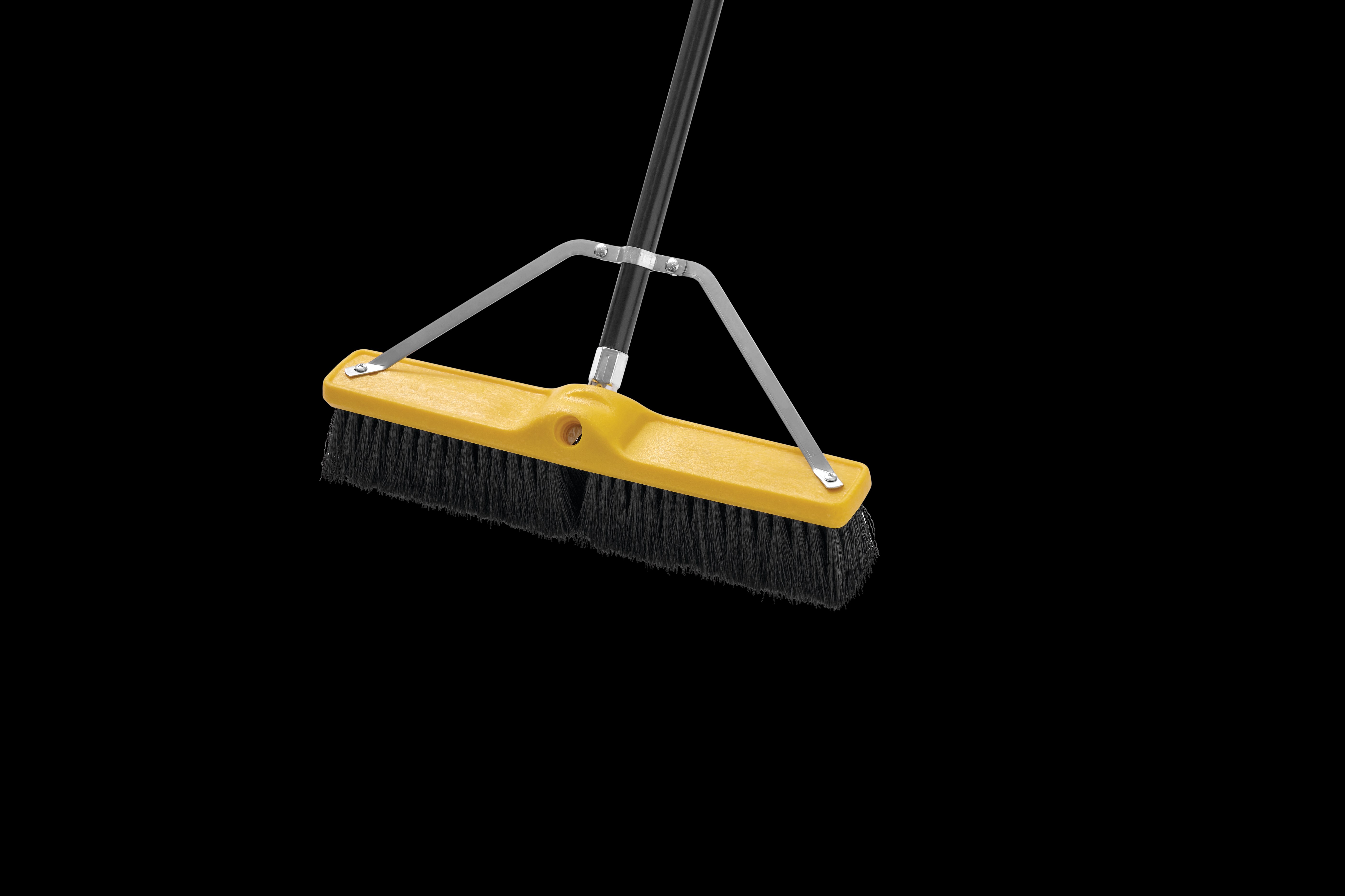 Medium Floor Sweep 18" FG9B0600 is a push broom designed to round up heavier dirt from multiple floor surfaces.