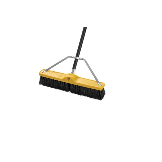 Medium Floor Sweep 18" FG9B0600 is a push broom designed to round up heavier dirt from multiple floor surfaces.