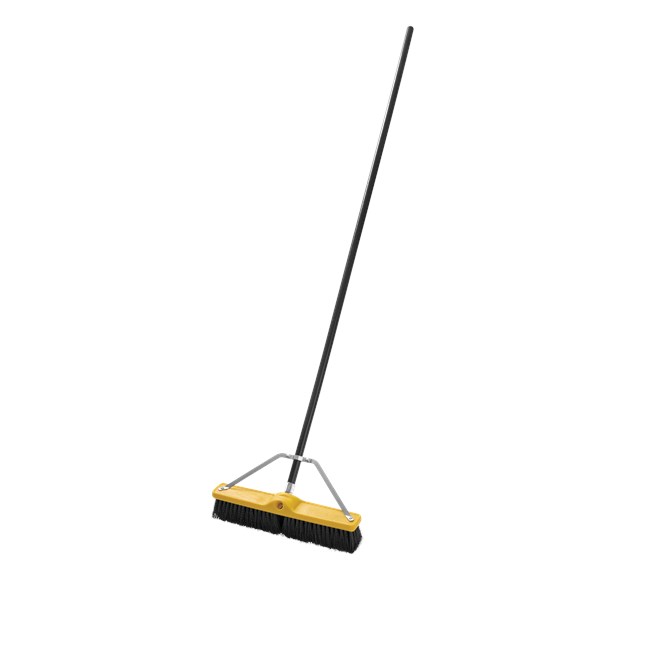 Medium Floor Sweep 18" FG9B0600 is a push broom designed to round up heavier dirt from multiple floor surfaces.