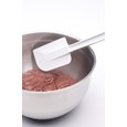 The Rubbermaid Commercial Rubber Spatula features a true rubber blade molded directly onto the handle