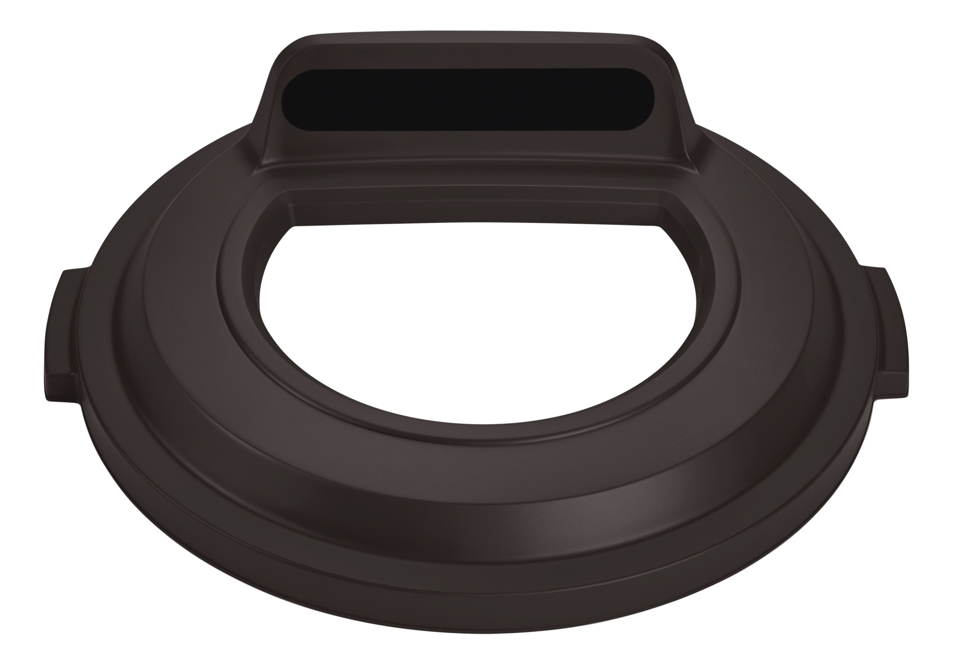 The Rubbermaid Commercial BRUTE® recycling lids are designed to make recycling easier with consistent color-coding, lid openings and waste stream options.