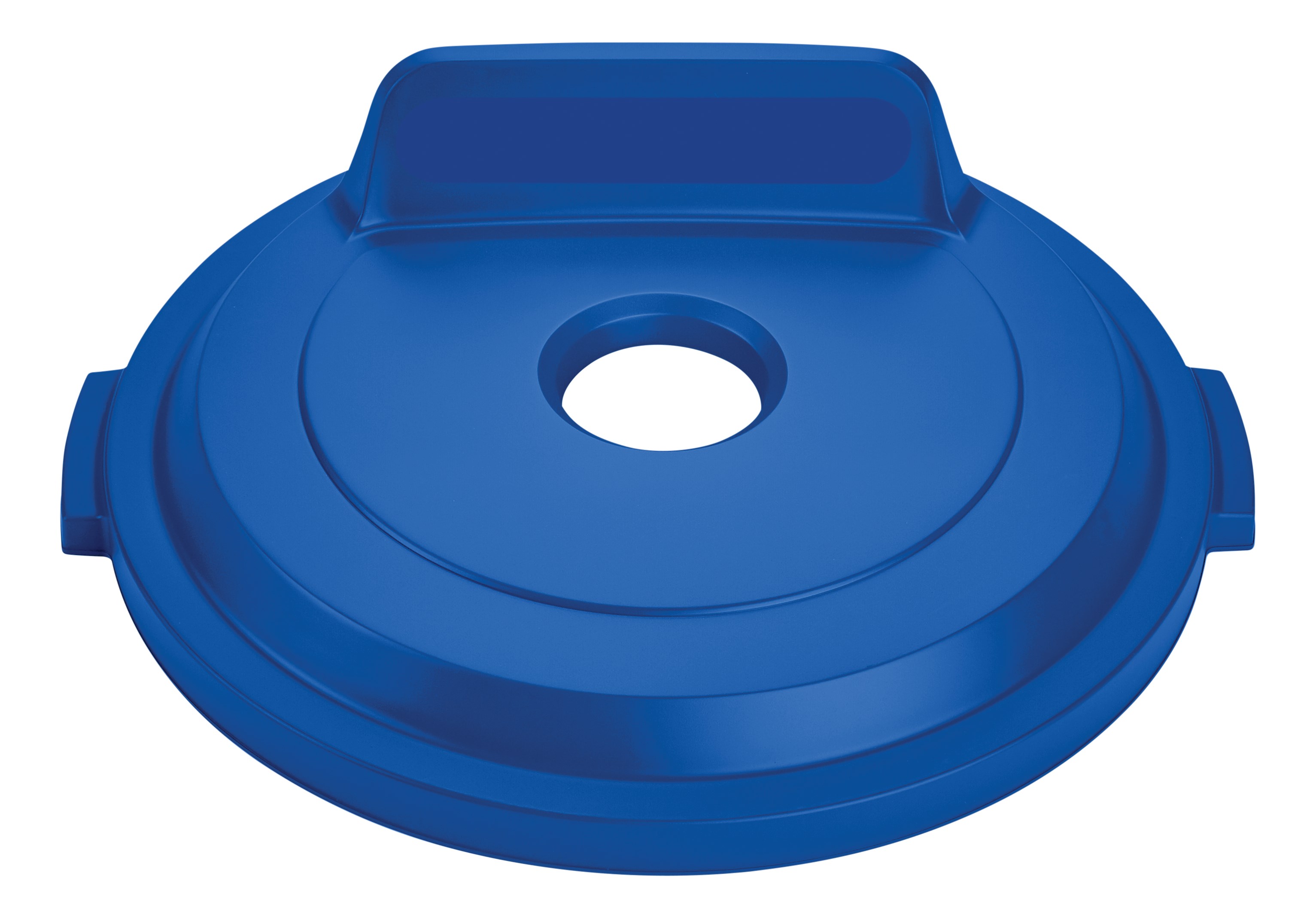 The Rubbermaid Commercial BRUTE® recycling lids are designed to make recycling easier with consistent color-coding, lid openings and waste stream options.