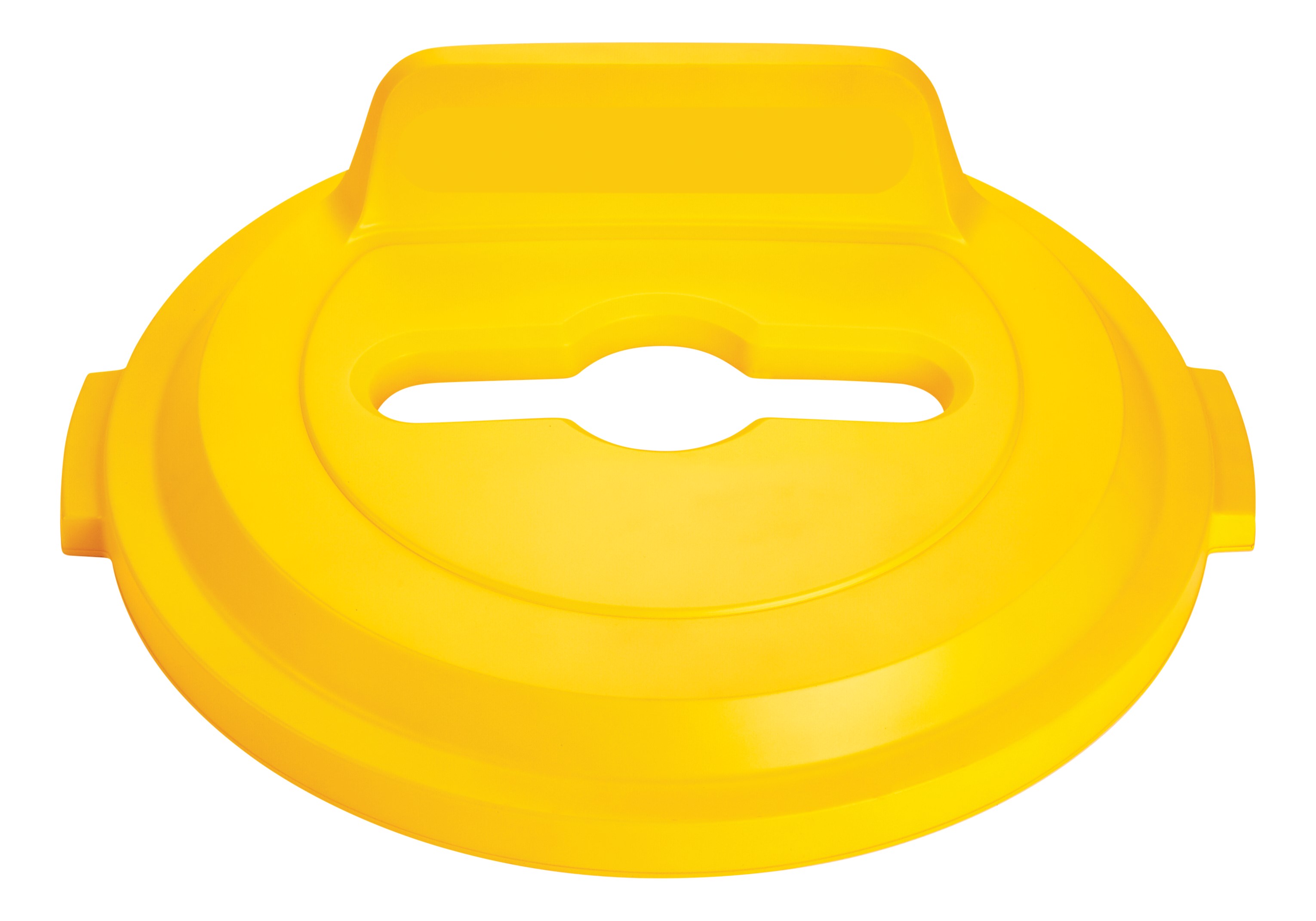 The Rubbermaid Commercial BRUTE® recycling lids are designed to make recycling easier with consistent color-coding, lid openings and waste stream options.
