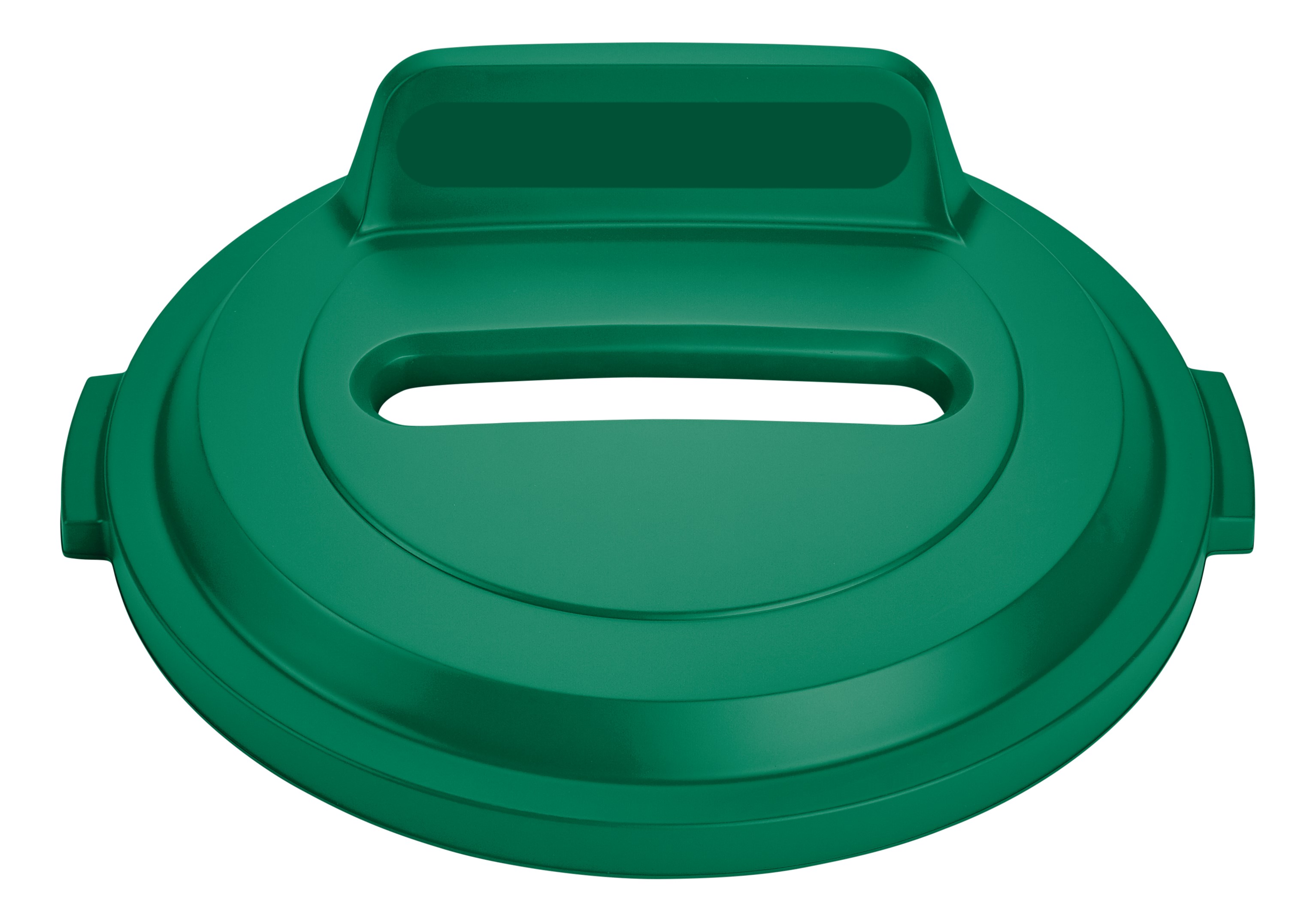 The Rubbermaid Commercial BRUTE® recycling lids are designed to make recycling easier with consistent color-coding, lid openings and waste stream options.
