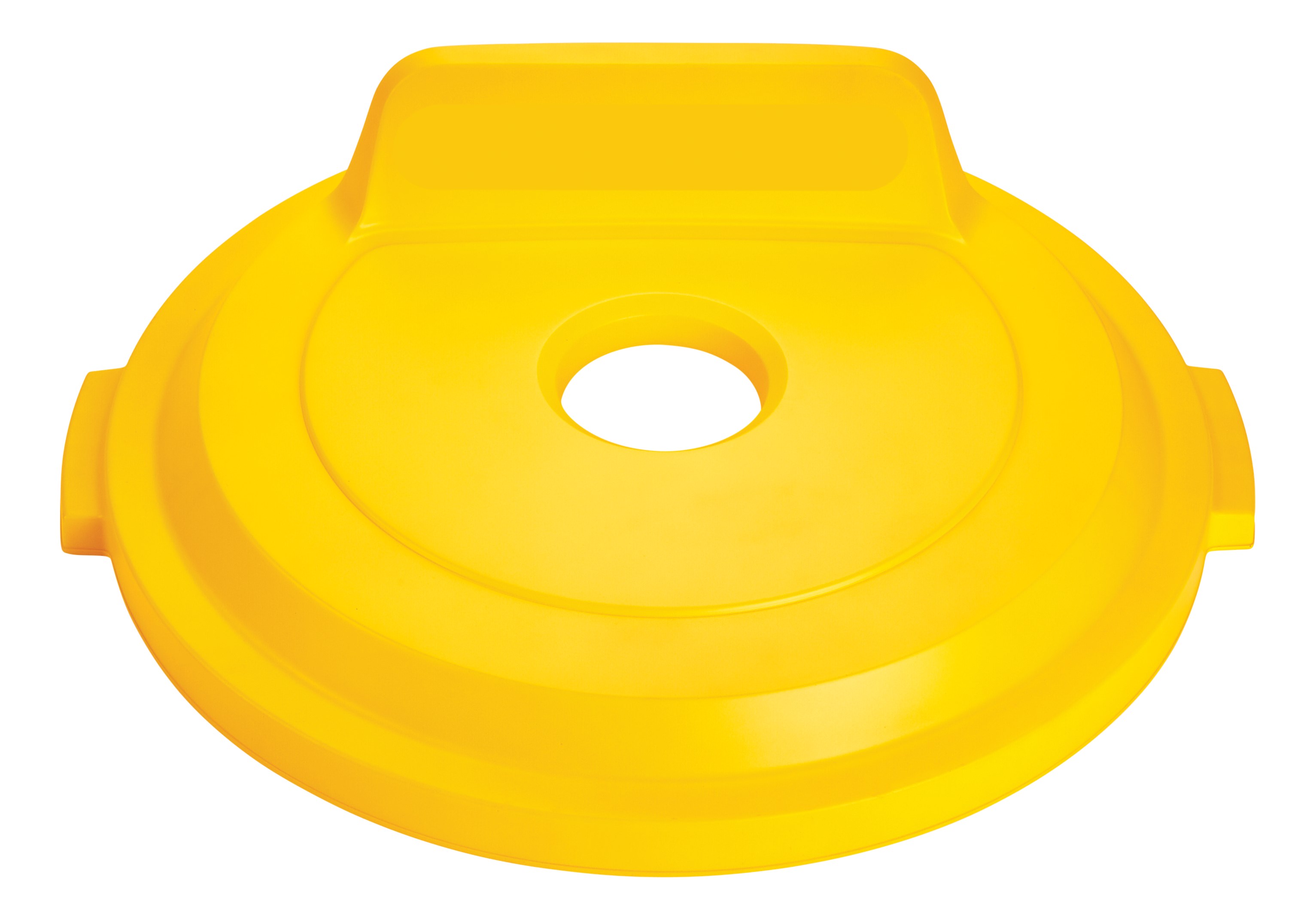 The Rubbermaid Commercial BRUTE® recycling lids are designed to make recycling easier with consistent color-coding, lid openings and waste stream options.