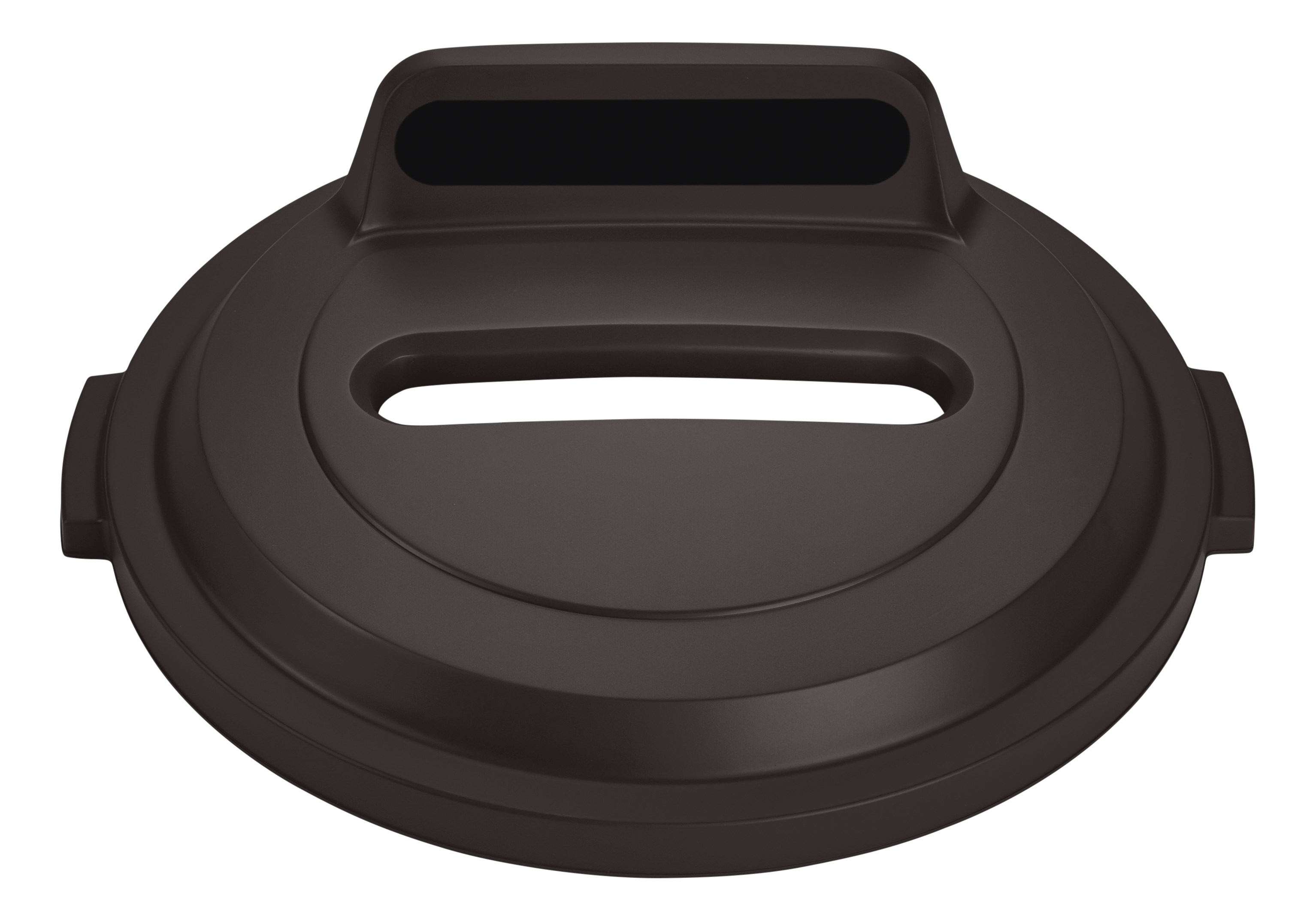 The Rubbermaid Commercial BRUTE® recycling lids are designed to make recycling easier with consistent color-coding, lid openings and waste stream options.