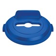 The Rubbermaid Commercial BRUTE® recycling lids are designed to make recycling easier with consistent color-coding, lid openings and waste stream options.