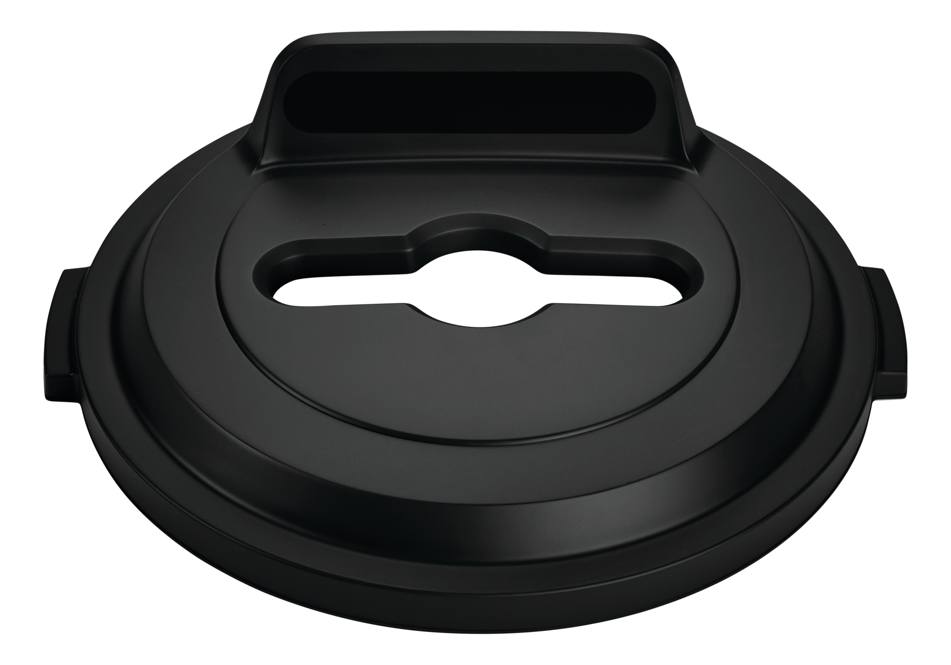 The Rubbermaid Commercial BRUTE® recycling lids are designed to make recycling easier with consistent color-coding, lid openings and waste stream options.