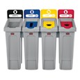 An adaptable recycling solution offers a front-of-house look with back-of-house functionality.