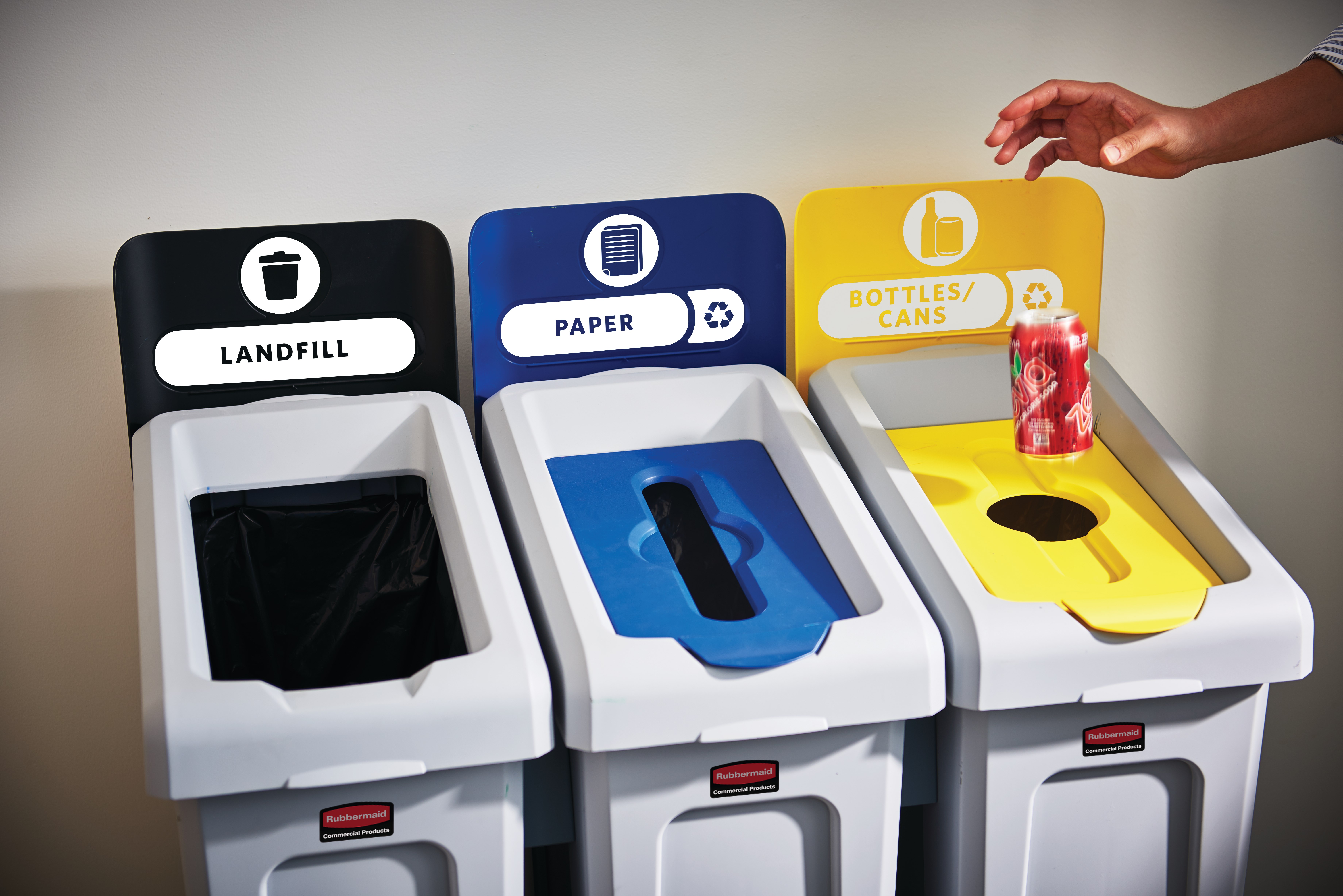 An adaptable recycling solution offers a front-of-house look with back-of-house functionality.