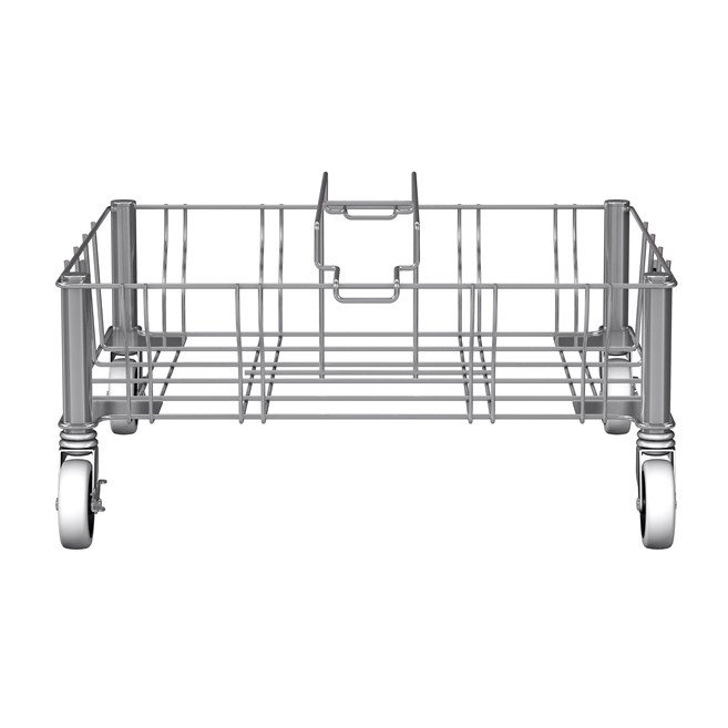 Slim Jim® Stainless Steel Double Dolly is designed to support and transport Vented Slim Jim® containers smoothly and efficiently through any commercial facility.