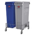 Slim Jim® Stainless Steel Double Dolly is designed to support and transport Vented Slim Jim® containers smoothly and efficiently through any commercial facility.