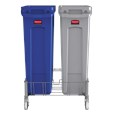 Slim Jim® Stainless Steel Double Dolly is designed to support and transport Vented Slim Jim® containers smoothly and efficiently through any commercial facility.