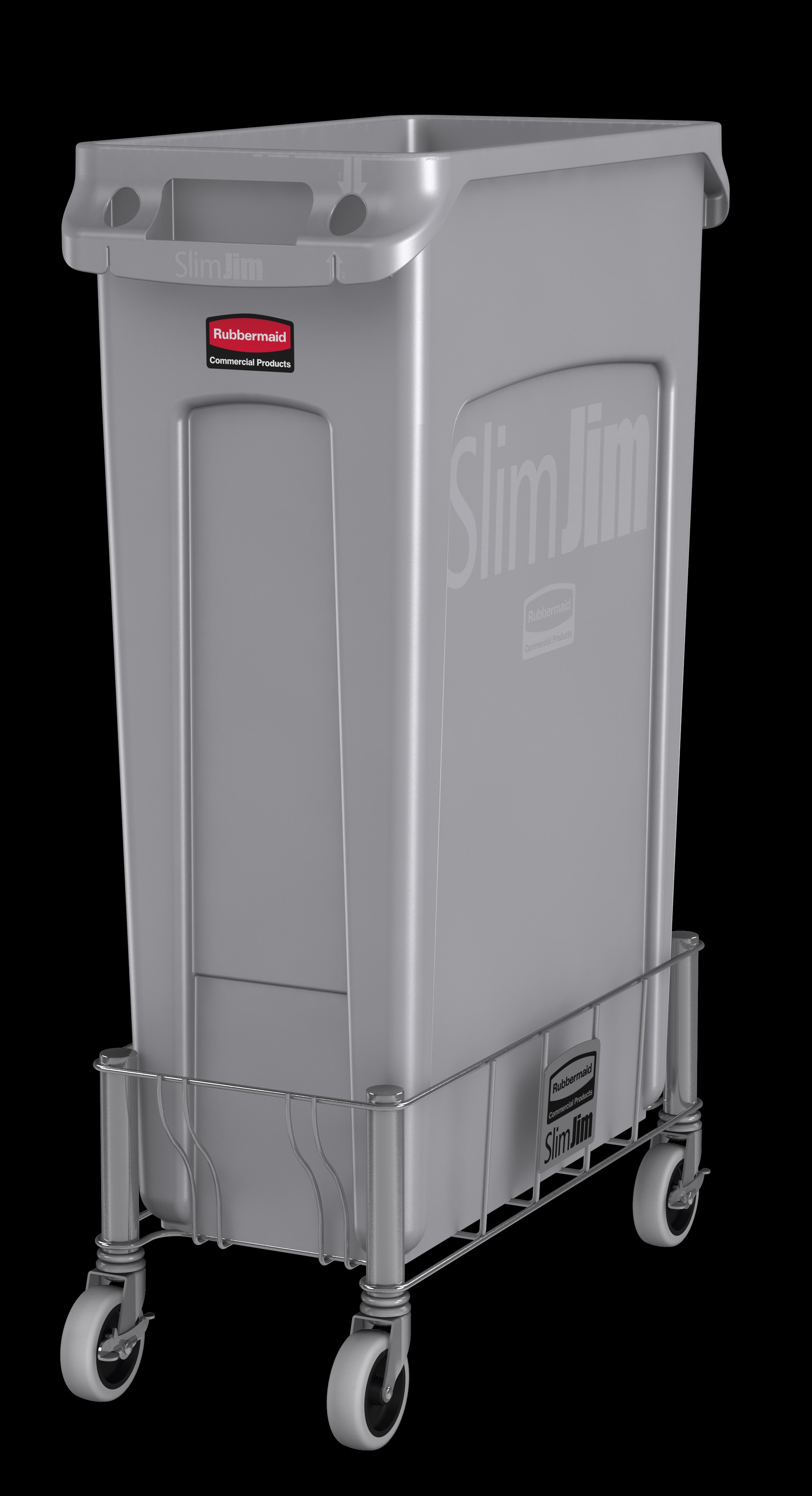 Slim Jim® Stainless Steel Dolly is designed to support and transport Vented Slim Jim® containers smoothly and efficiently through any commercial facility.