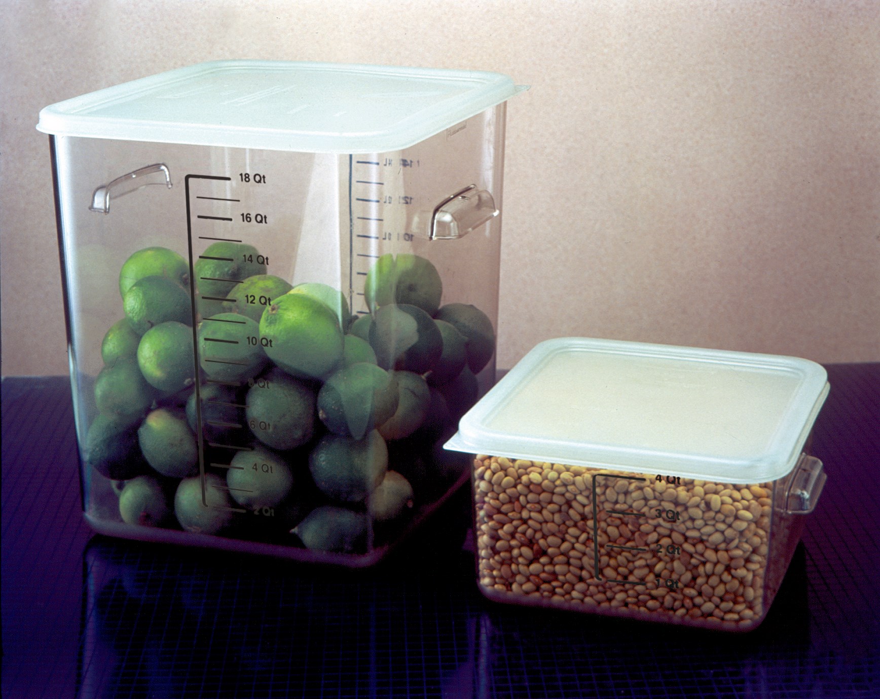 The Rubbermaid Commercial seven colors of storage and prep tools help to reduce cross-contamination in your kitchen