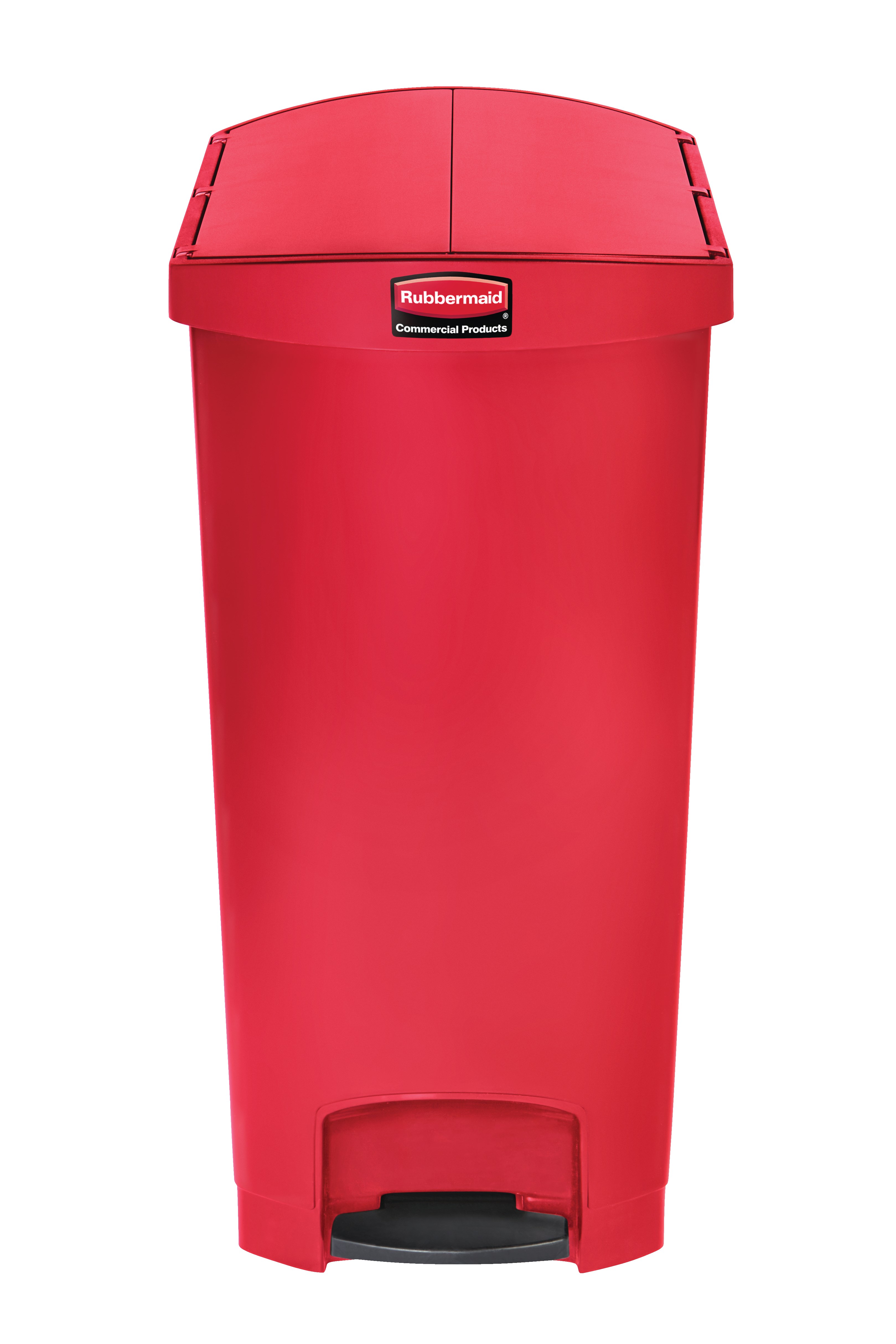 The Rubbermaid Commercial Streamline®  Step-On Container features a slim profile and small footprint to fit in tightest spaces. Streamline®  Step-On containers are constructed with premium-quality materials and meet the needs of any environment with efficiency, safety, and durability.